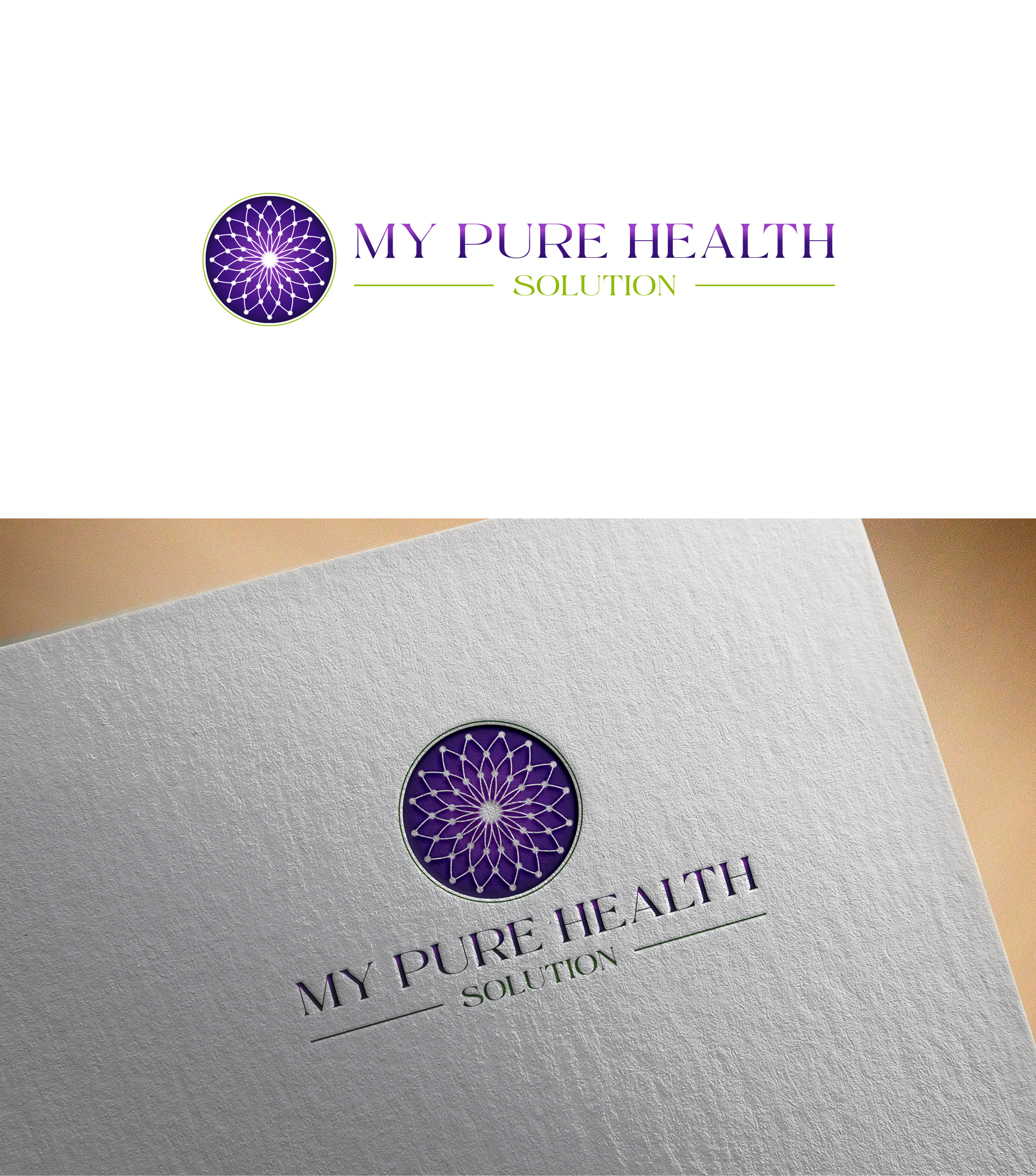 Logo Design by RA-bica for MyPure Health Solutions | Design #33293513
