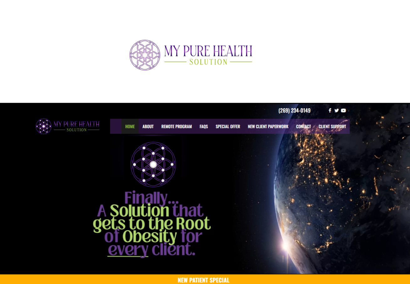 Logo Design by RA-bica for MyPure Health Solutions | Design #33303666