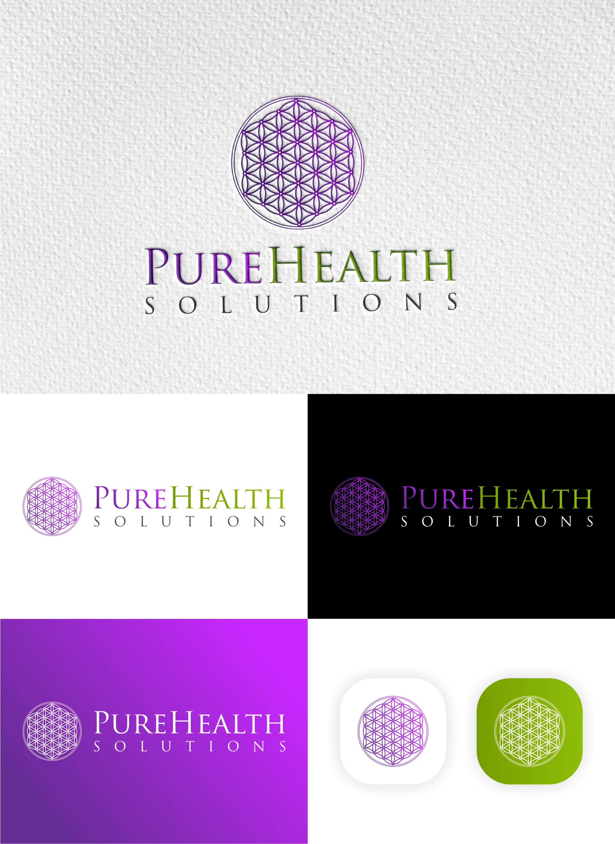 Logo Design by Noekha Studio for MyPure Health Solutions | Design #33291771