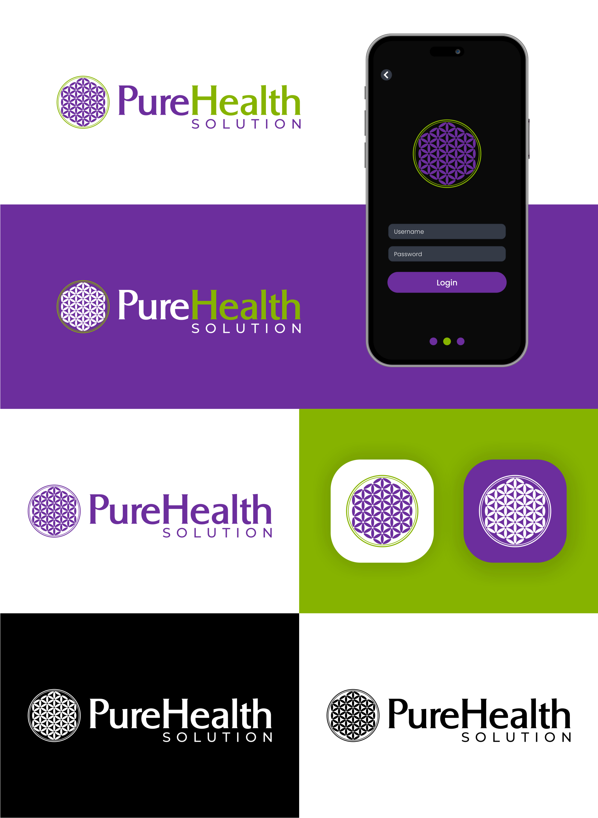 Logo Design by Noekha Studio for MyPure Health Solutions | Design #33296742