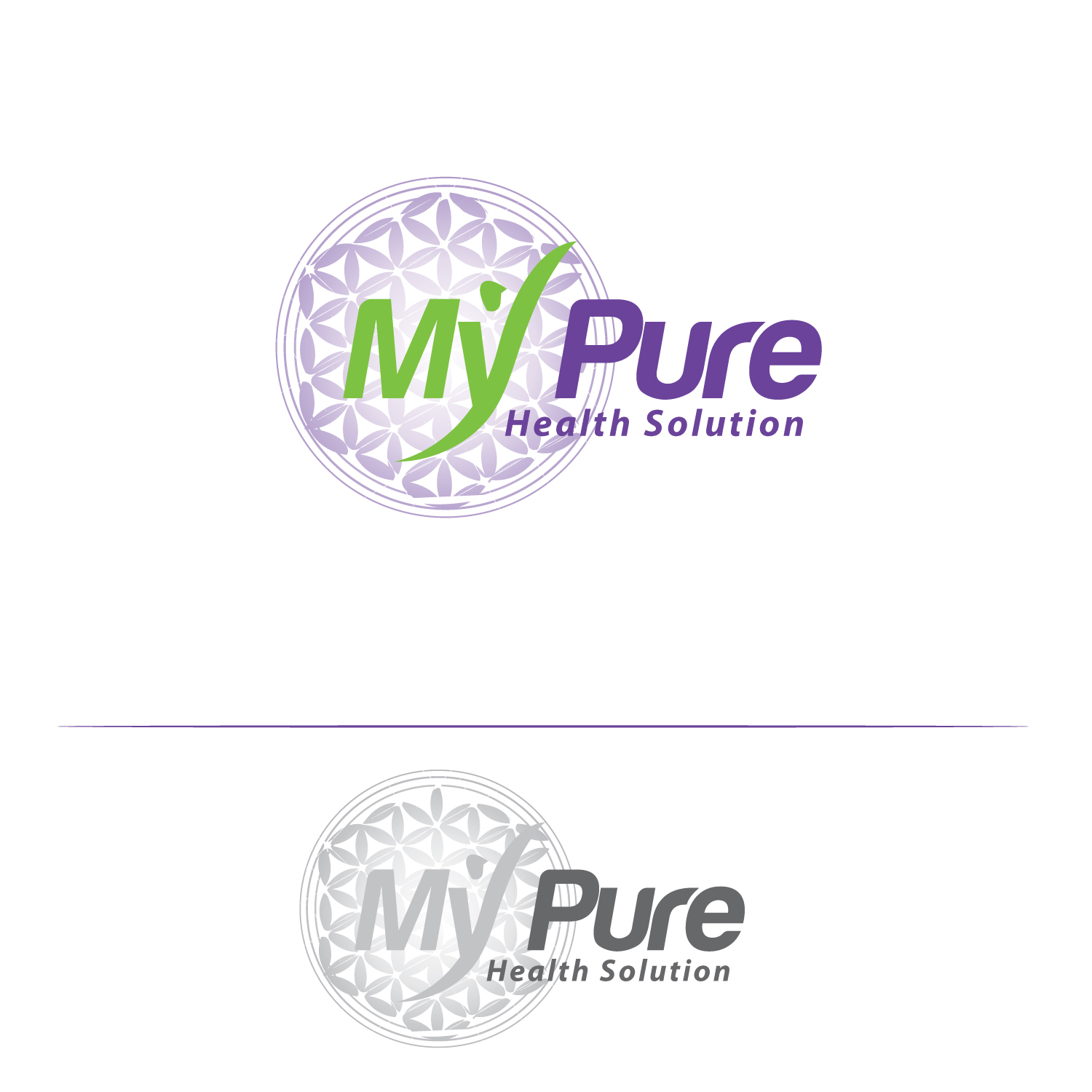 Logo Design by GODDREAMCREATION for MyPure Health Solutions | Design #33305816