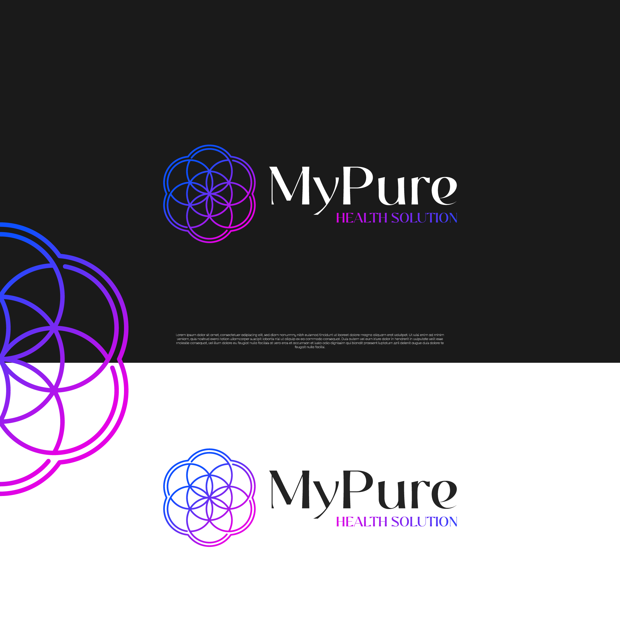 Logo Design by Humphrey™ for MyPure Health Solutions | Design #33307061