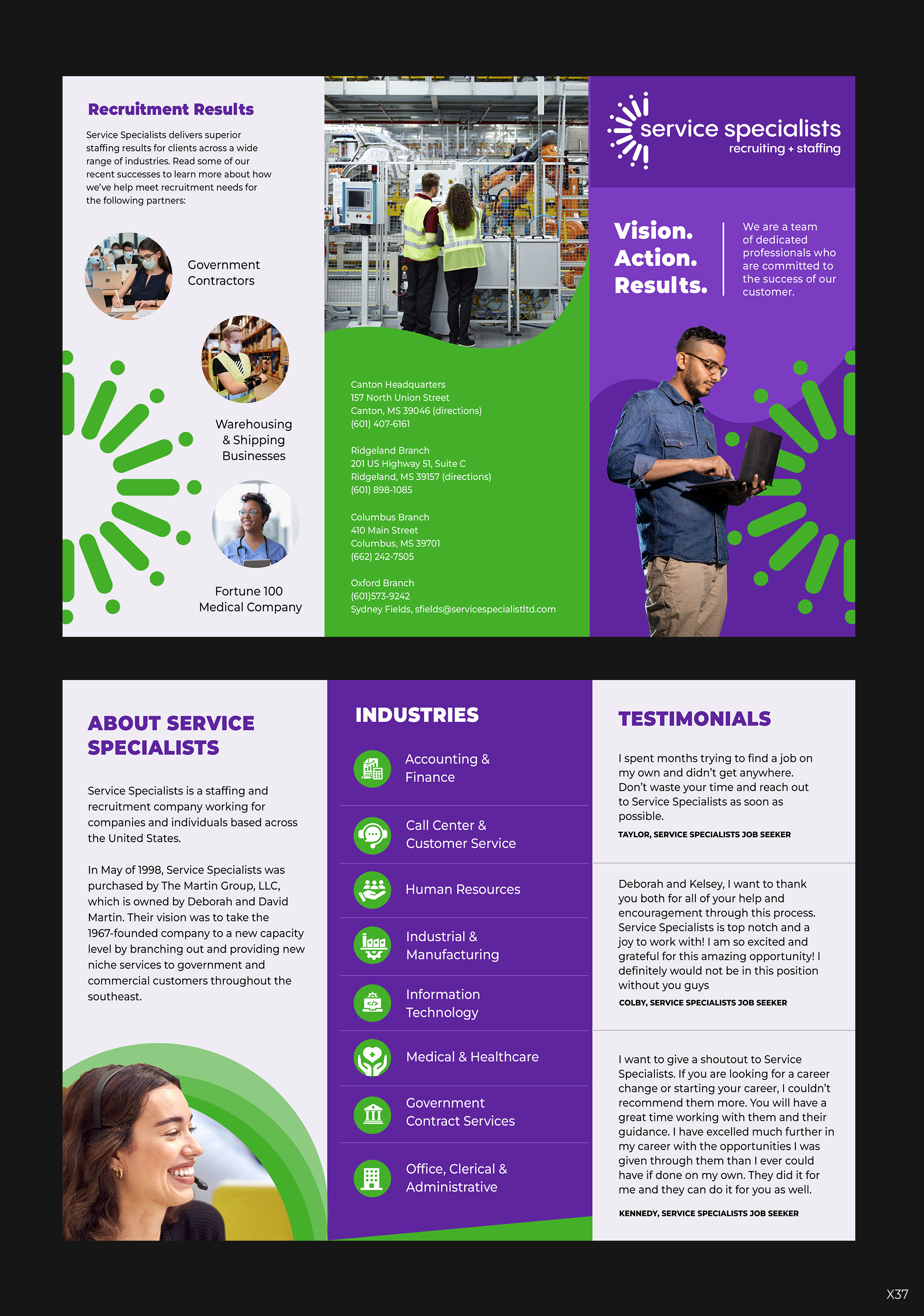 Flyer Design by pb for Service Specialists | Design #33296762