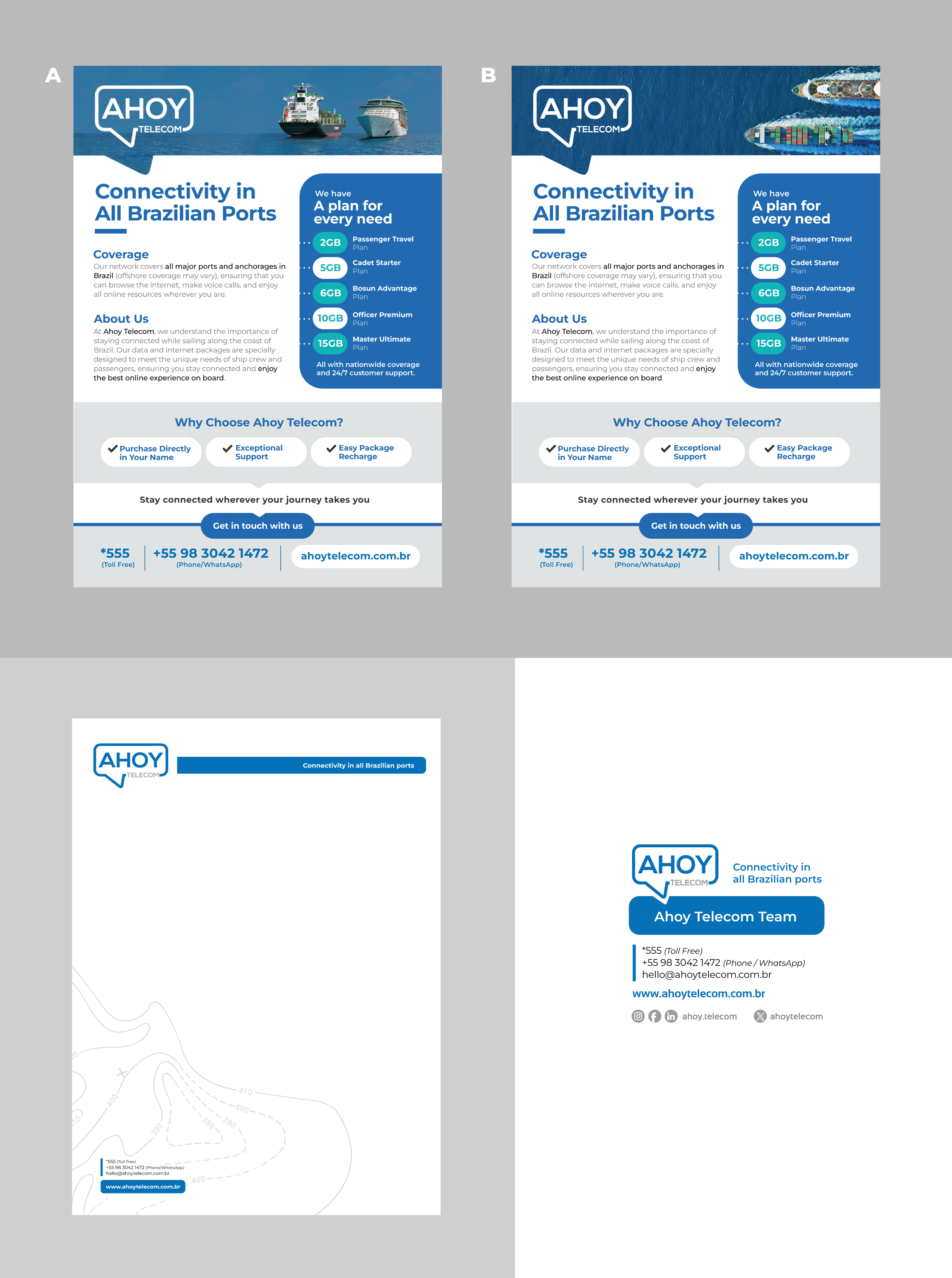 Stationery Design by Limonero DG for Shipping Protection Ship Services | Design #33346665