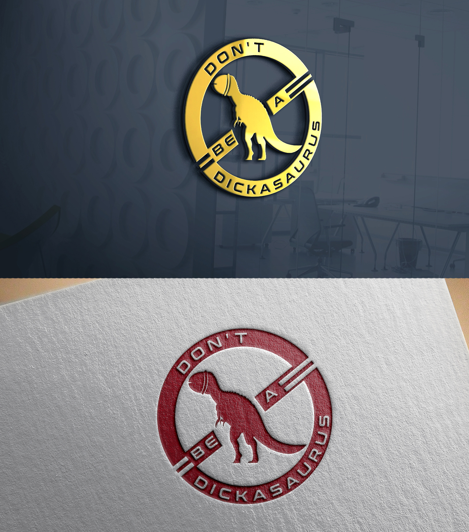 Logo Design by 24ksunny for Don't be a Dickasaurus | Design #33291739