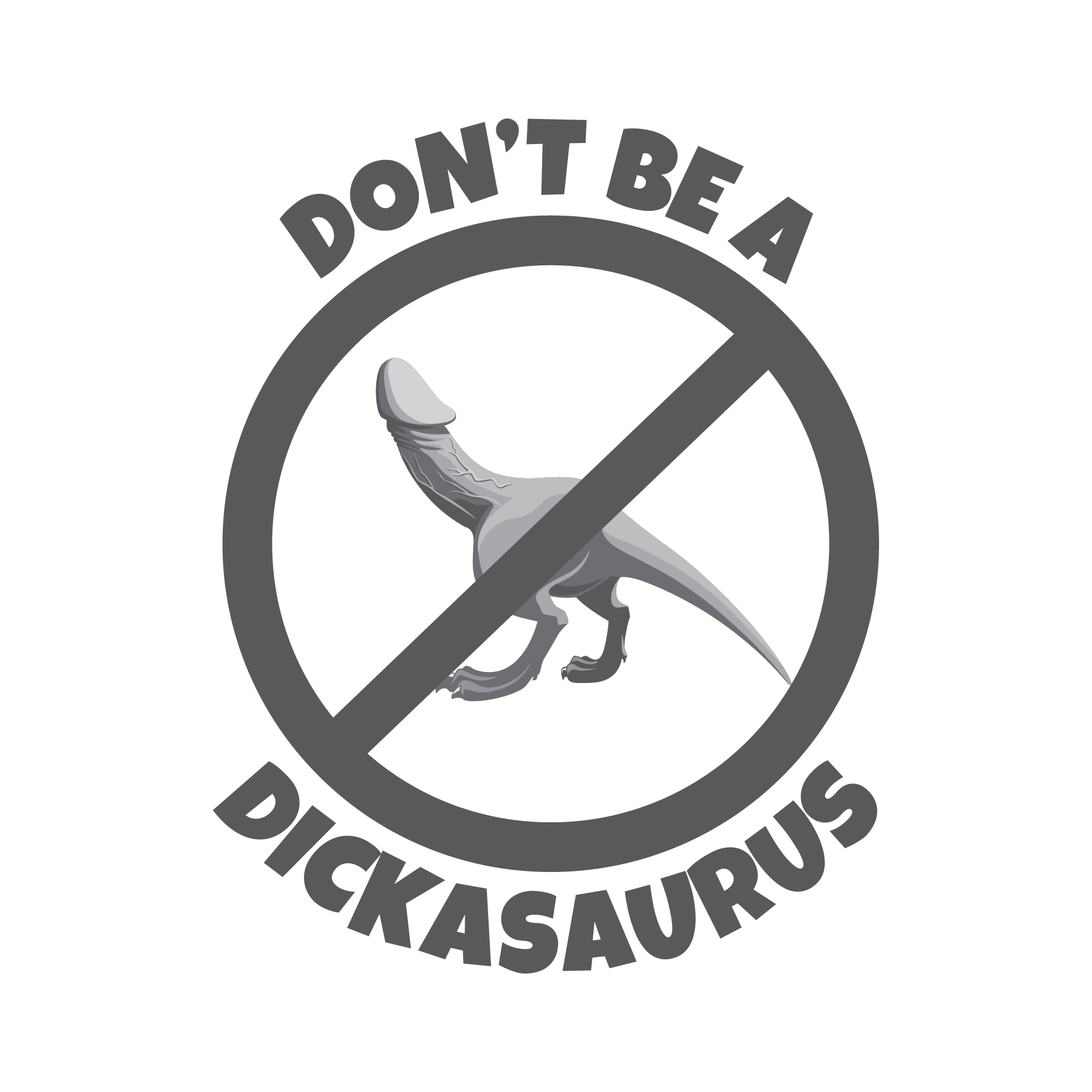 Logo Design by Line Art Taste for Don't be a Dickasaurus | Design #33329479