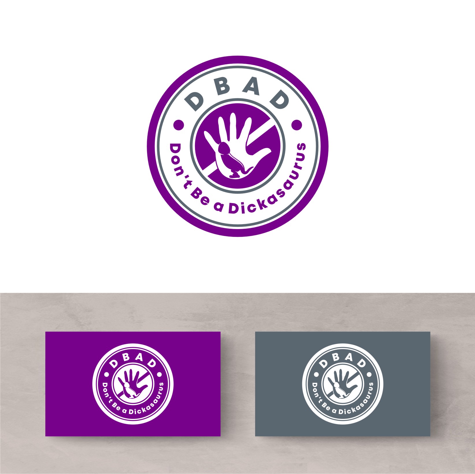 Logo Design by south door for Don't be a Dickasaurus | Design #33328590