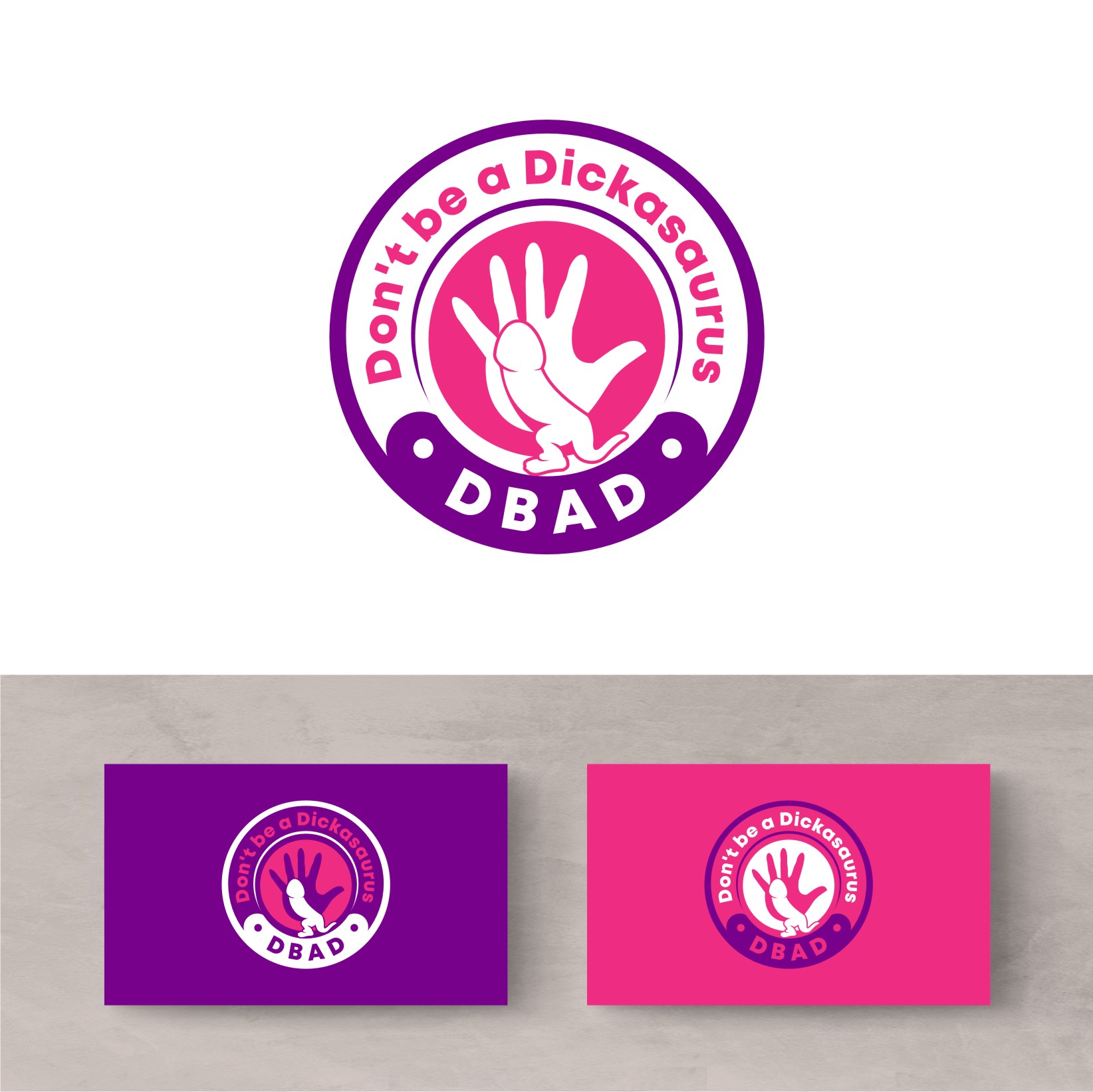 Logo Design by south door for Don't be a Dickasaurus | Design #33328790