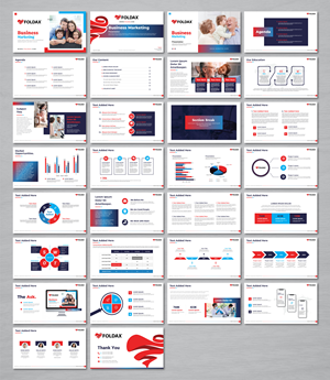 PowerPoint Design by artbitin for Foldax | Design: #33292715