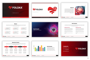 PowerPoint Design by pb for Foldax | Design: #33304485