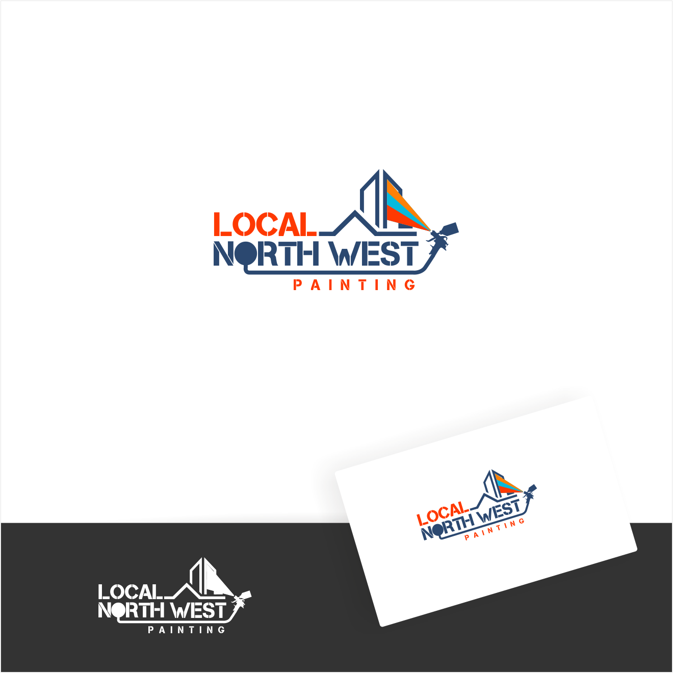Logo Design by Arham Hidayat for Local North West Painting | Design #33320333
