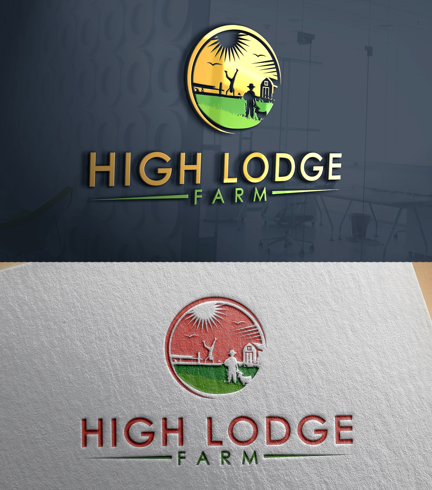 Design de Logo par 24ksunny pour High Lodge Farm | Design #33308820