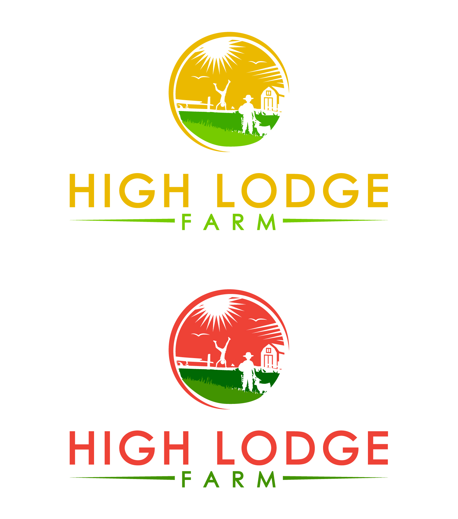Logo-Design von 24ksunny für High Lodge Farm | Design #33308829