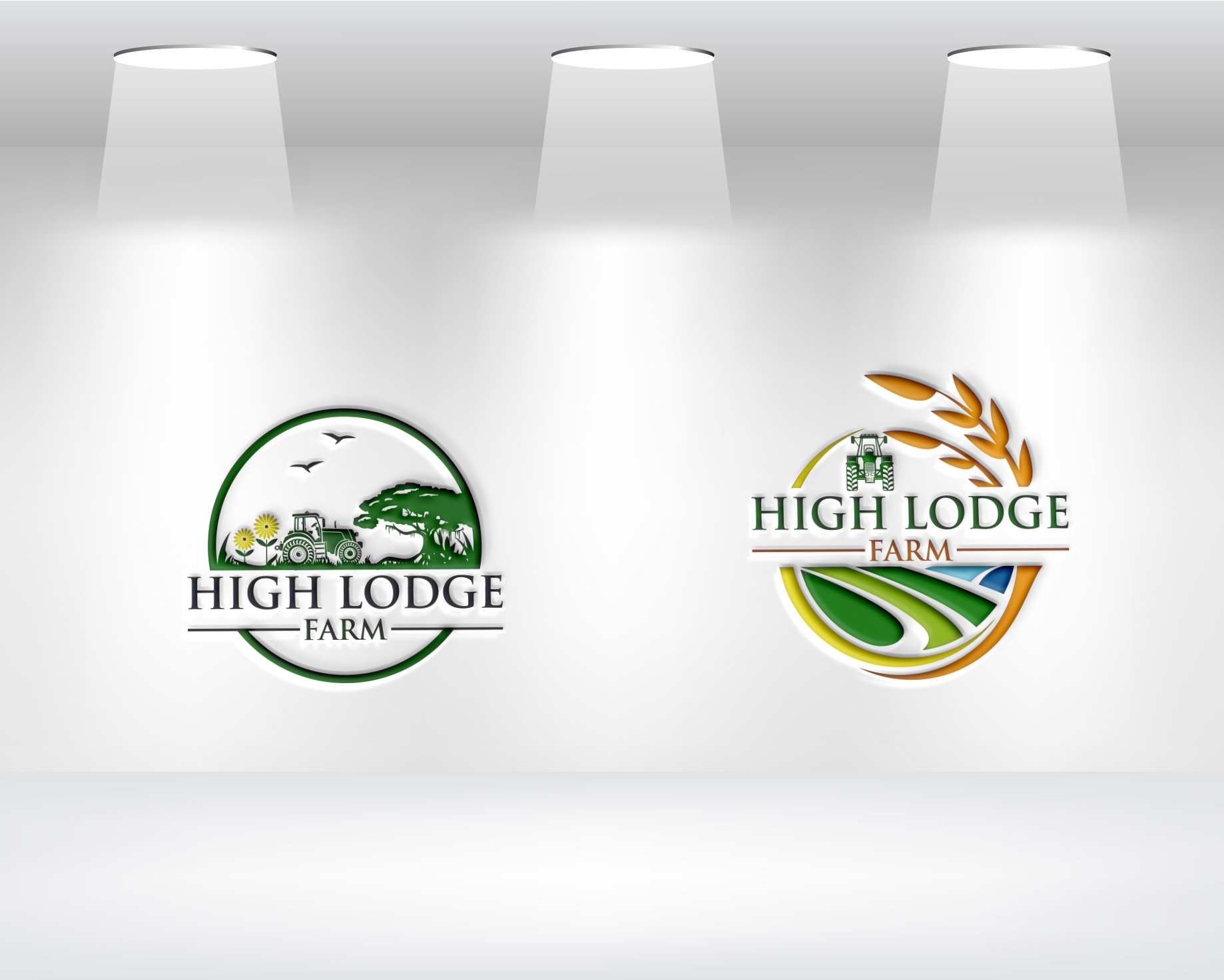 Logo Design by Daniel Khan for High Lodge Farm | Design #33312634