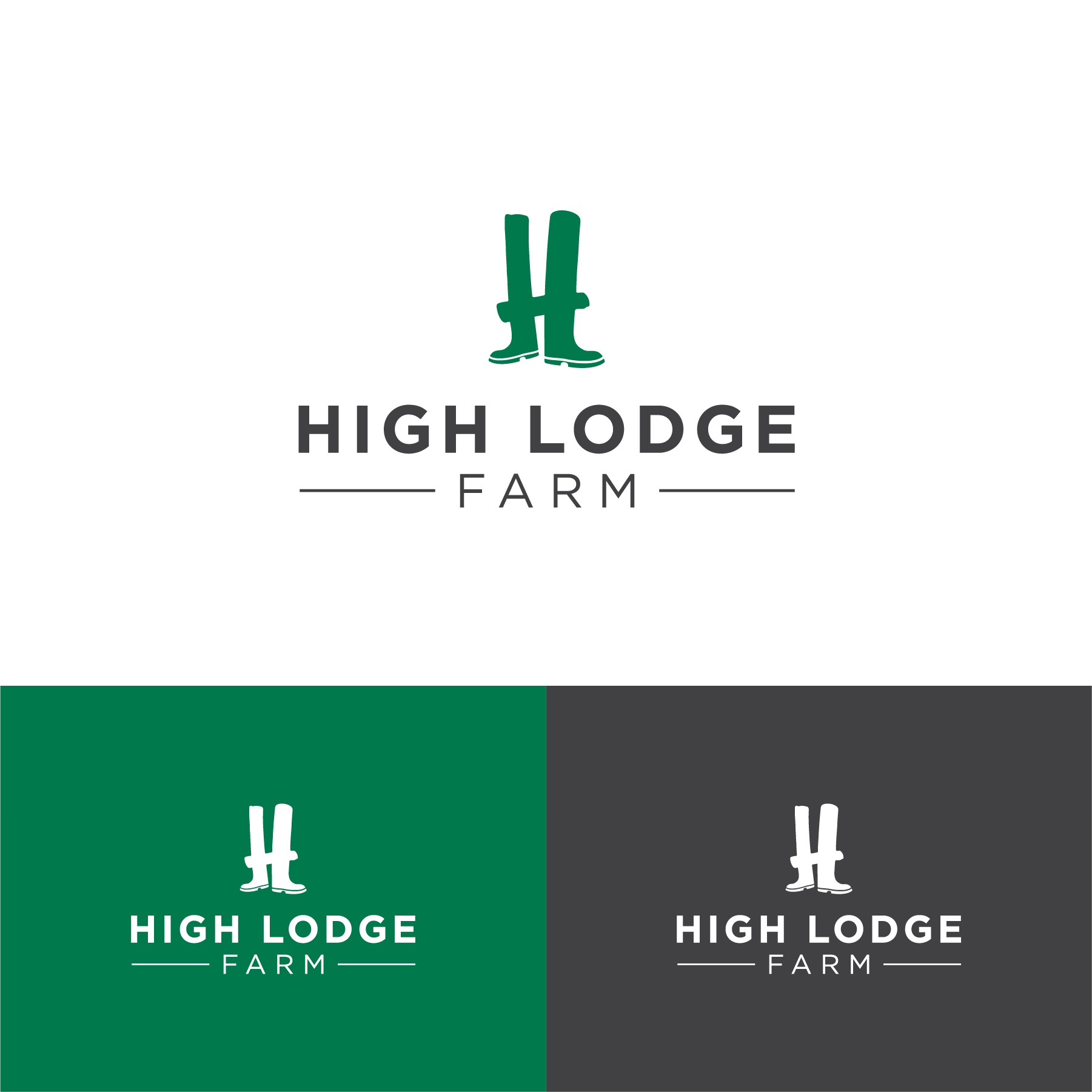 Logo Design by The Lion Studios for High Lodge Farm | Design #33312500