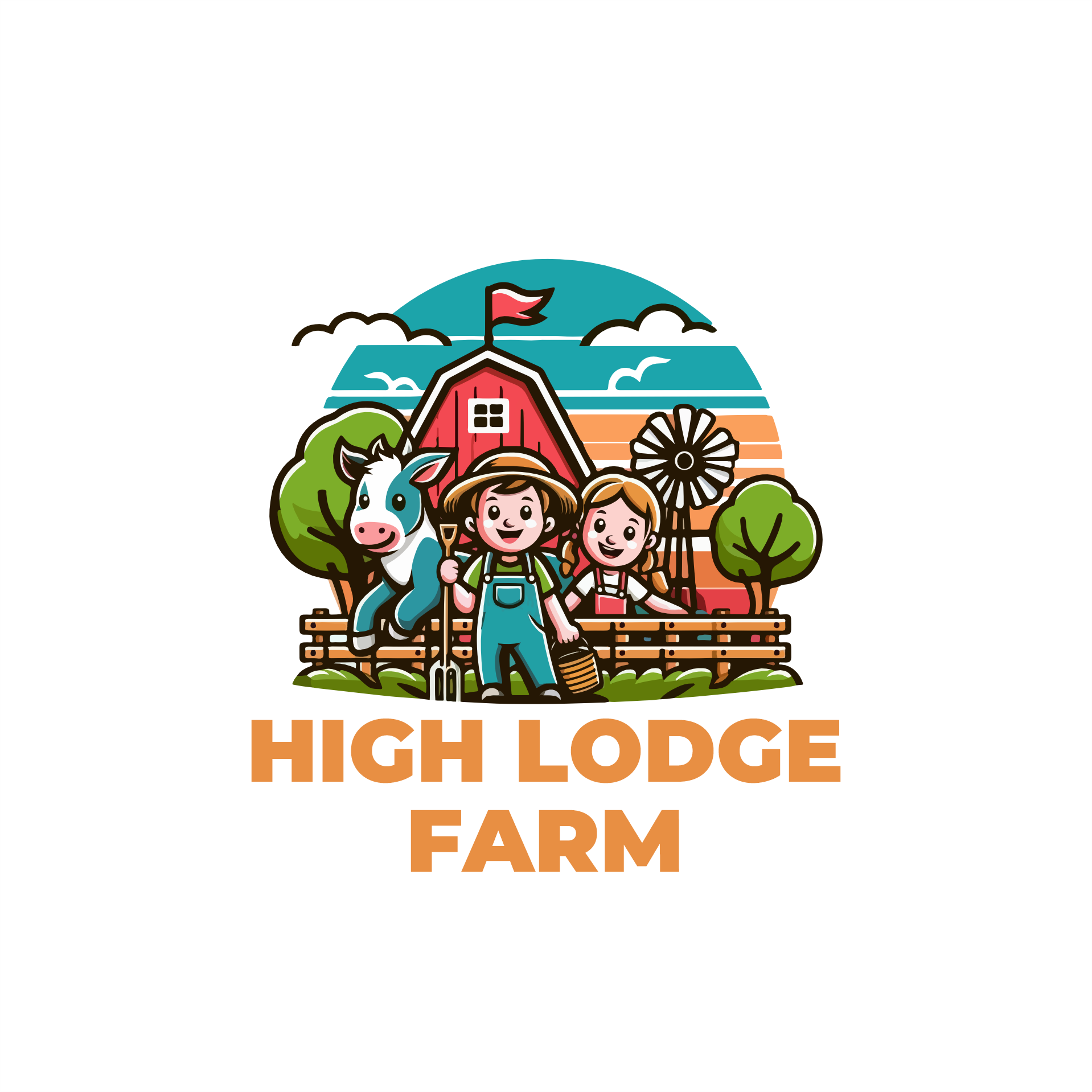 Logo Design by Muhammadsaria for High Lodge Farm | Design #33326458