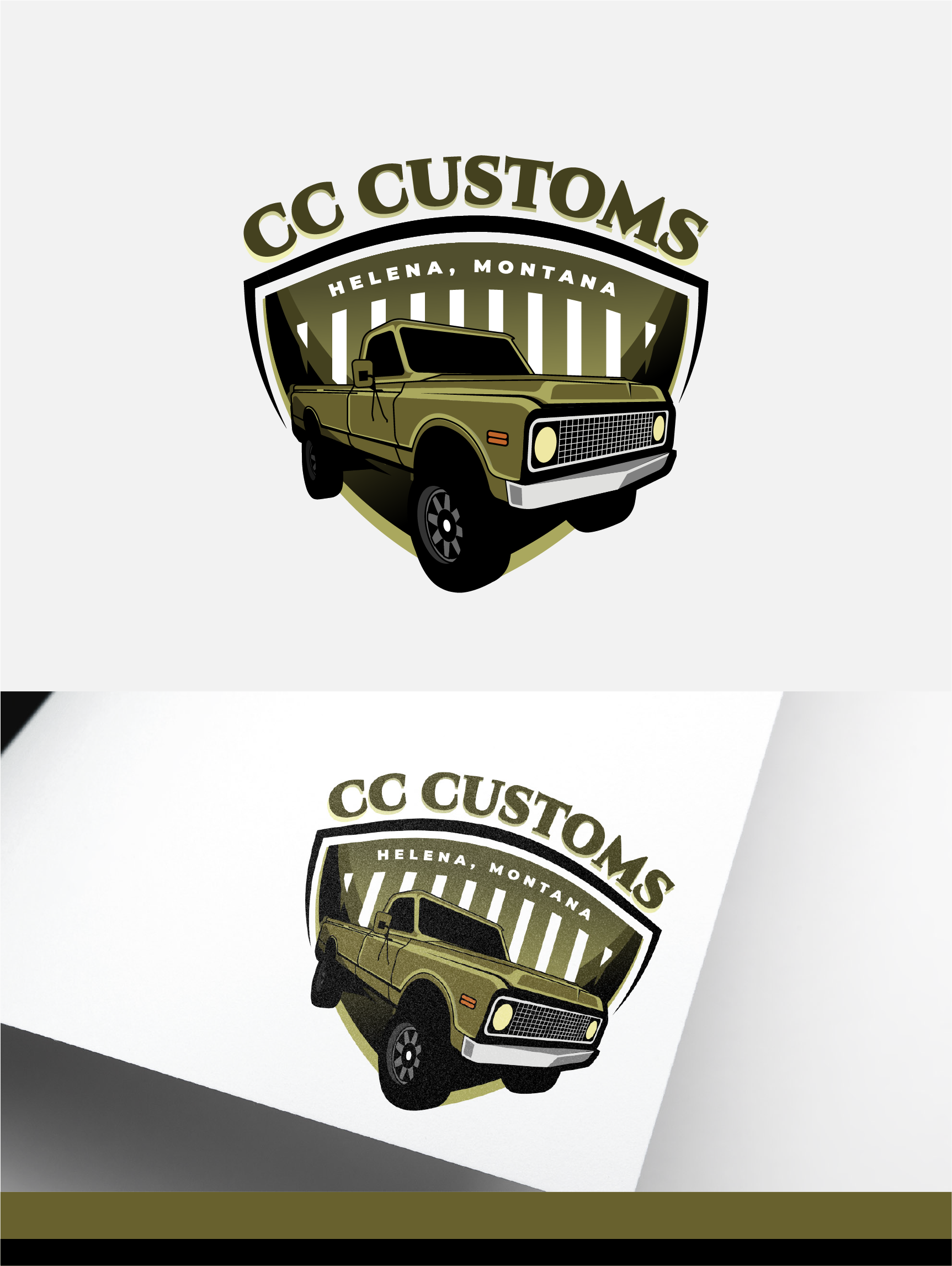 Logo Design by Fezy Design Studio for CC Customs  | Design #33307164