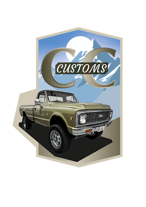 Logo-Design von LOM für CC Customs  | Design: #33324738