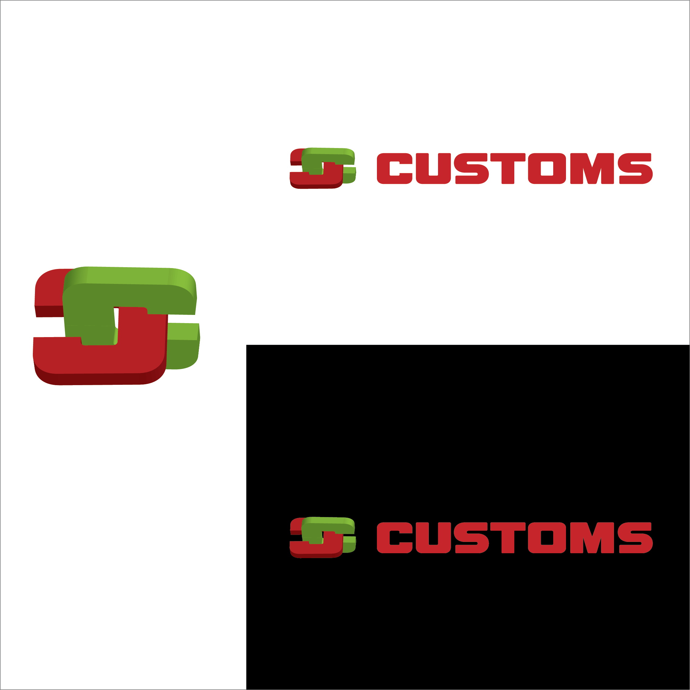 Logo Design by COR for CC Customs  | Design #33327683