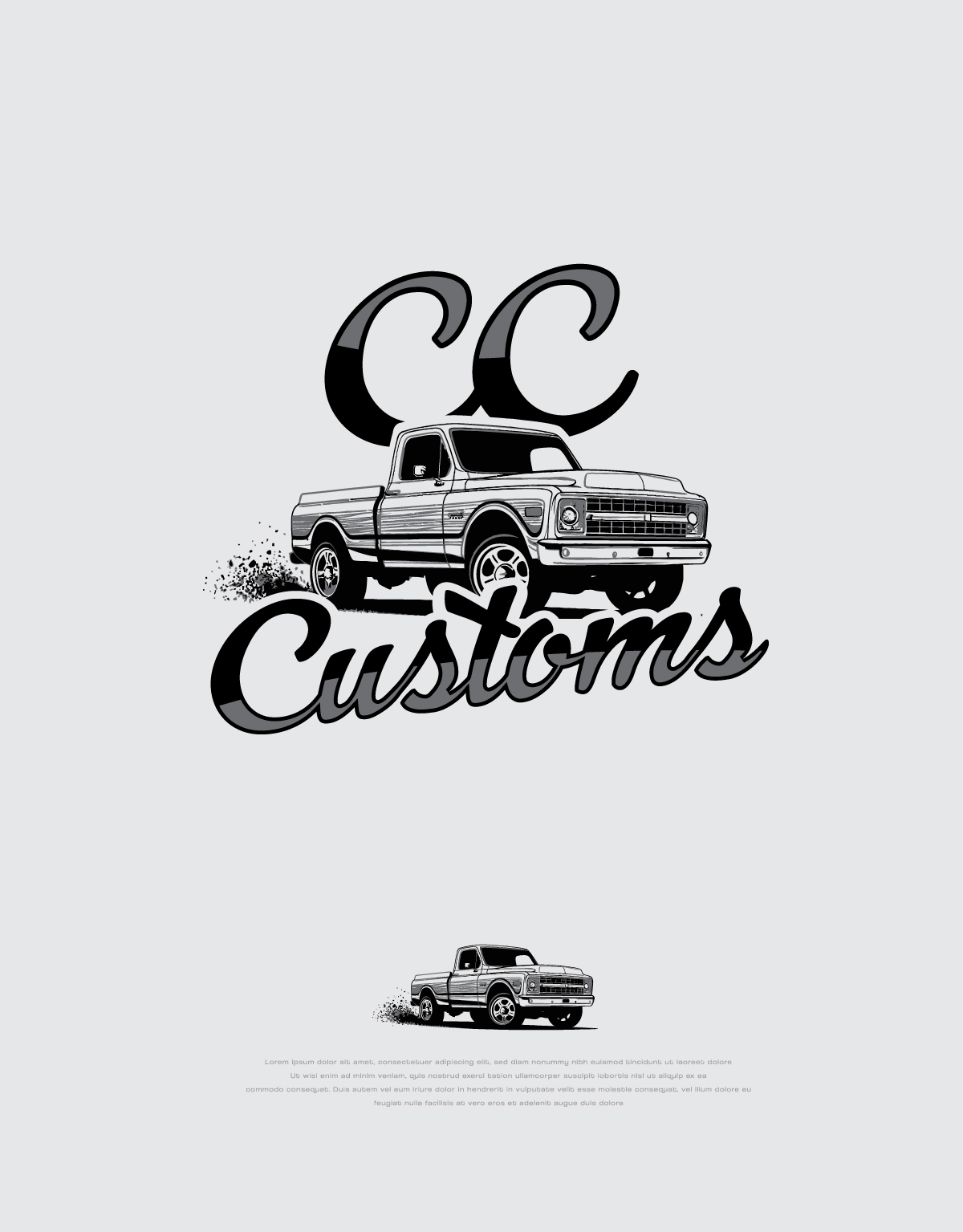 Logo-Design von apik. für CC Customs  | Design #33299776