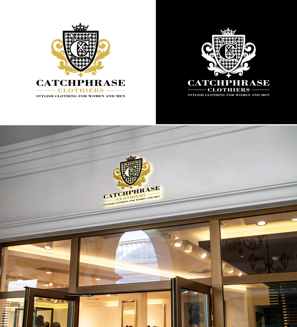 Logo Design by RA-bica for Catchphrase Clothiers | Design #33303815
