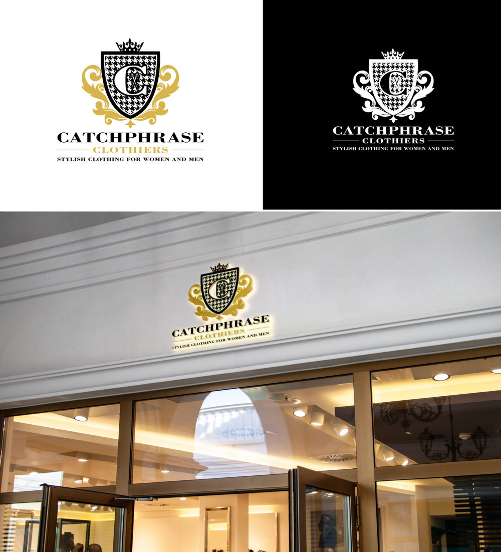 Logo Design by RA-bica for Catchphrase Clothiers | Design #33303817