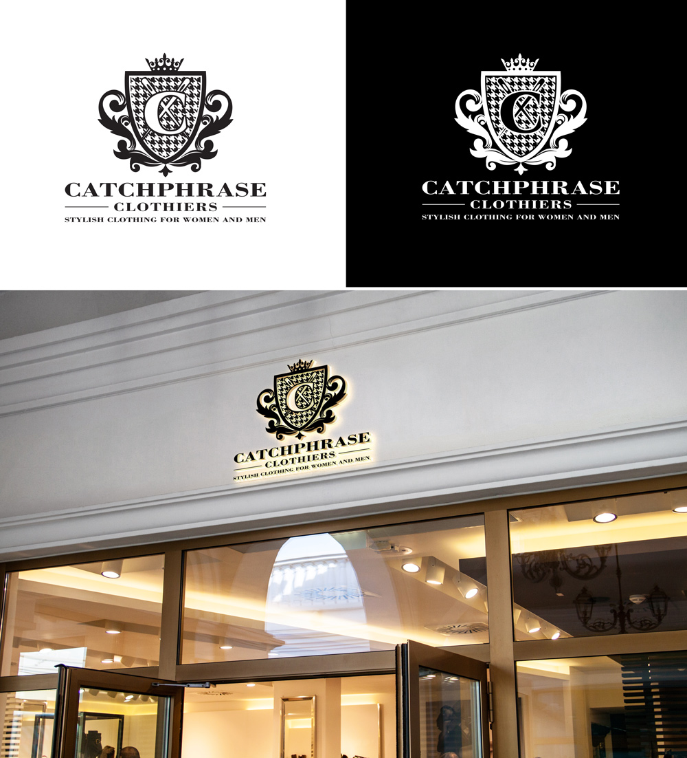 Logo Design by RA-bica for Catchphrase Clothiers | Design #33304358