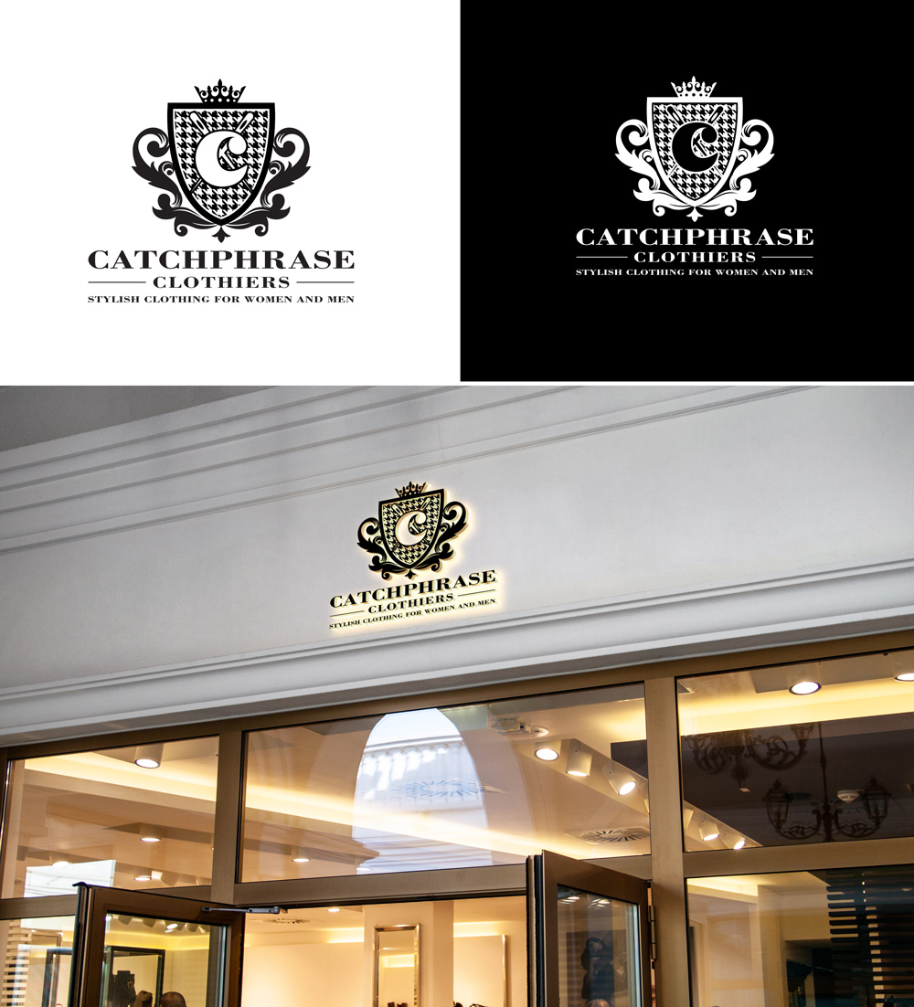 Logo Design by RA-bica for Catchphrase Clothiers | Design #33304359