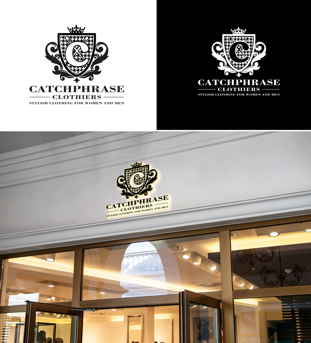 Logo Design by RA-bica for Catchphrase Clothiers | Design #33304360