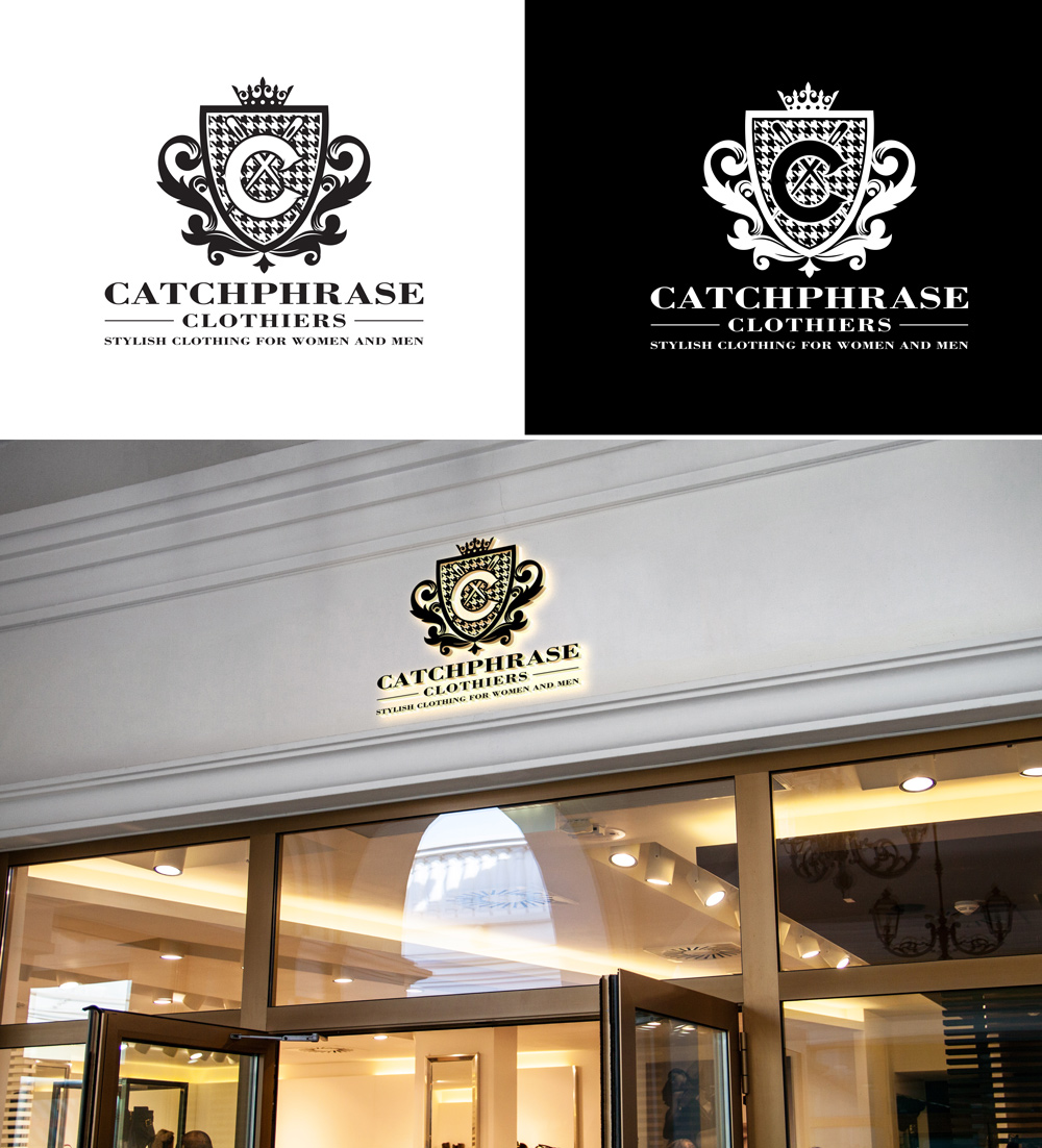 Logo Design by RA-bica for Catchphrase Clothiers | Design #33304361