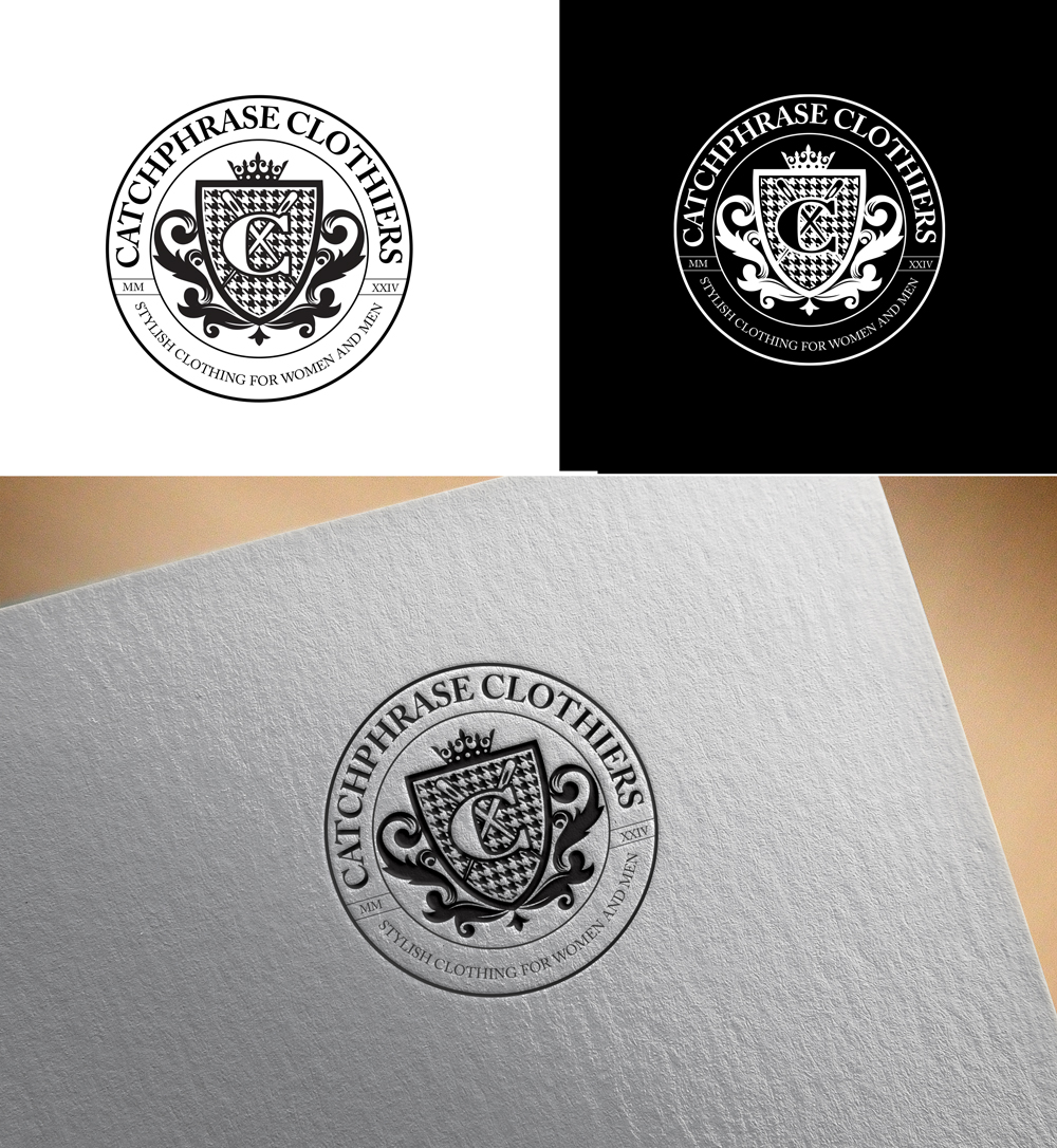 Logo Design by RA-bica for Catchphrase Clothiers | Design #33304819