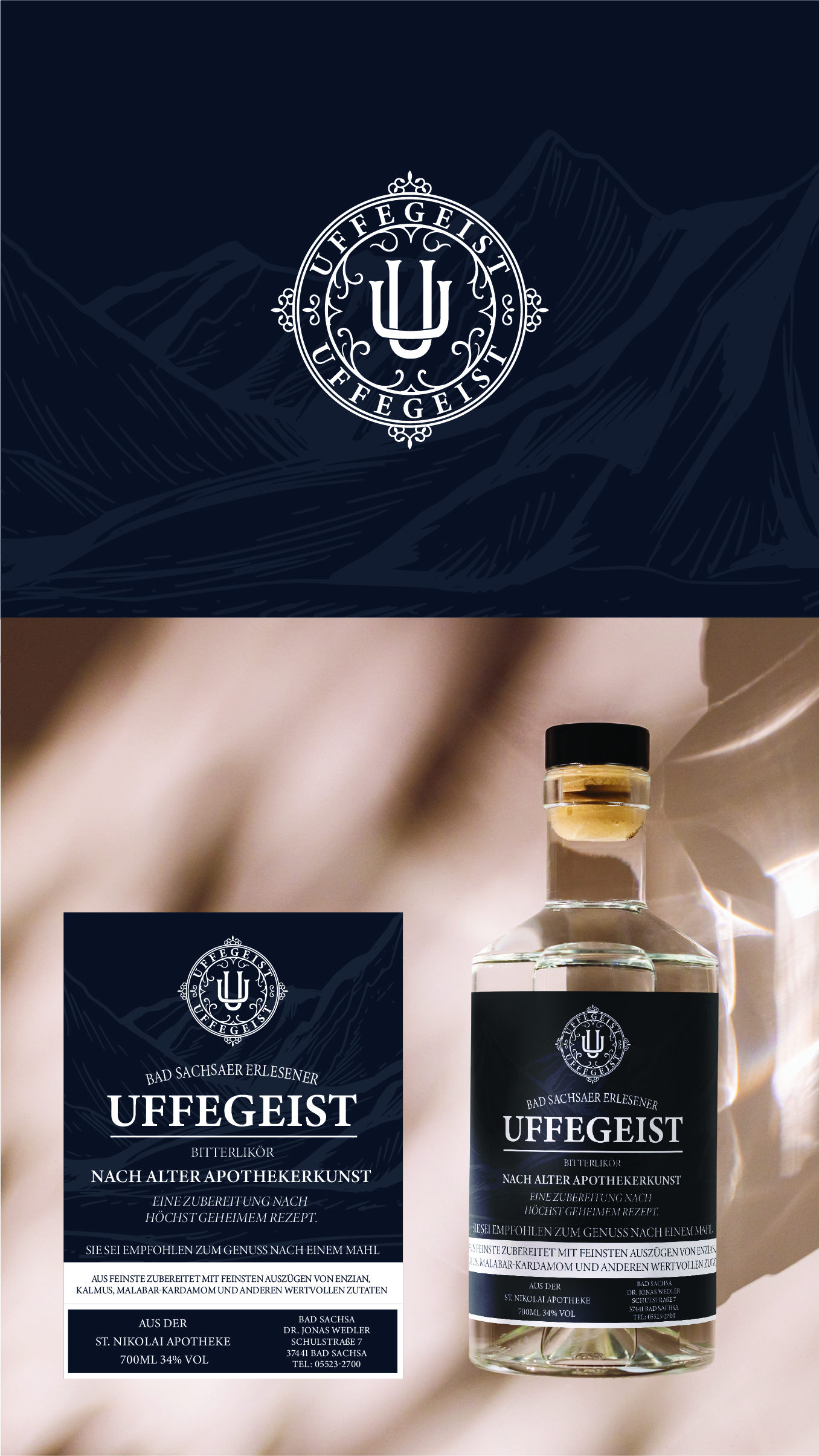 Label Design by Sheronia for St. Nikolai Apotheke | Design #33339955