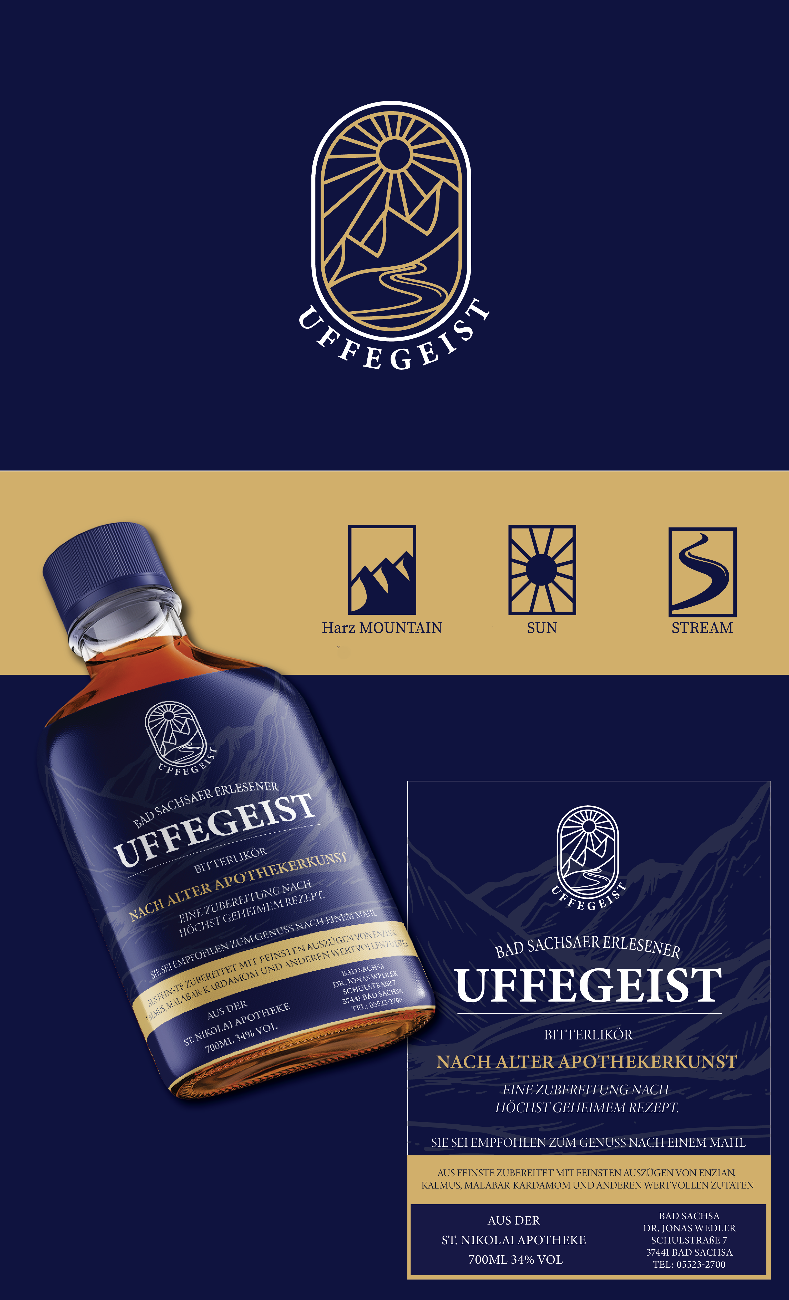 Label Design by Sheronia for St. Nikolai Apotheke | Design #33346024