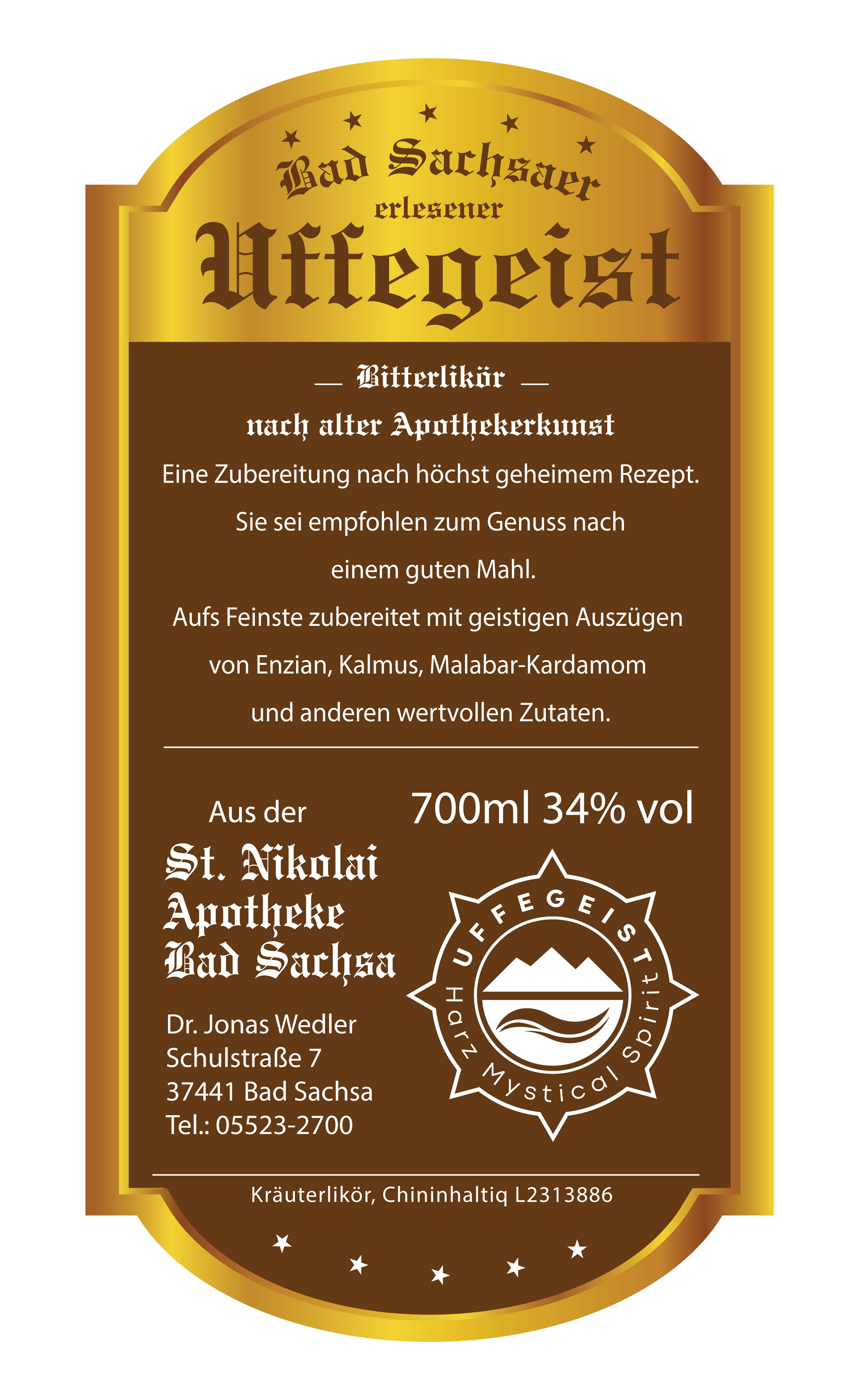 Design Étiquette par ainee4 pour St. Nikolai Apotheke | Design #33326887