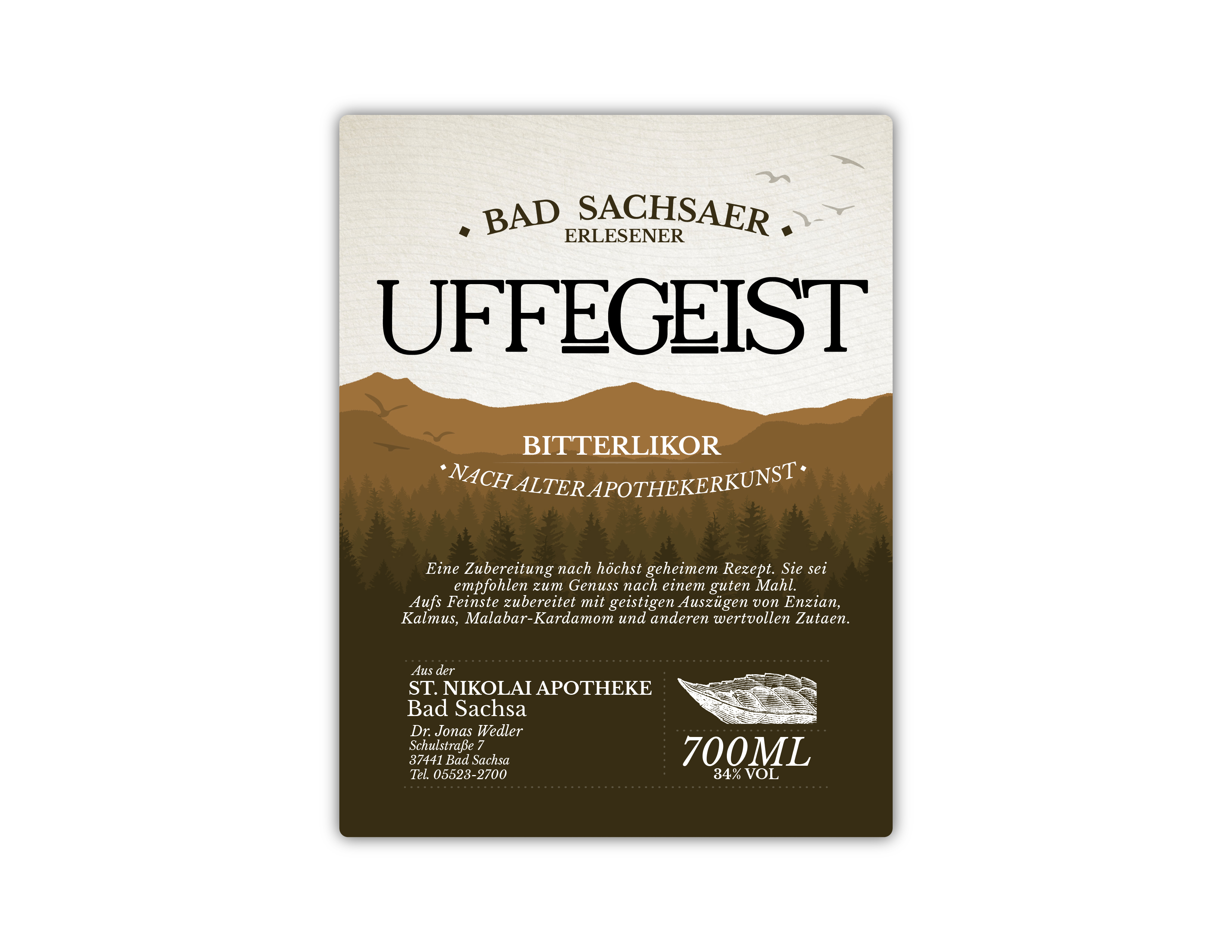 Label Design by davidsantacruz7 for St. Nikolai Apotheke | Design #33345006