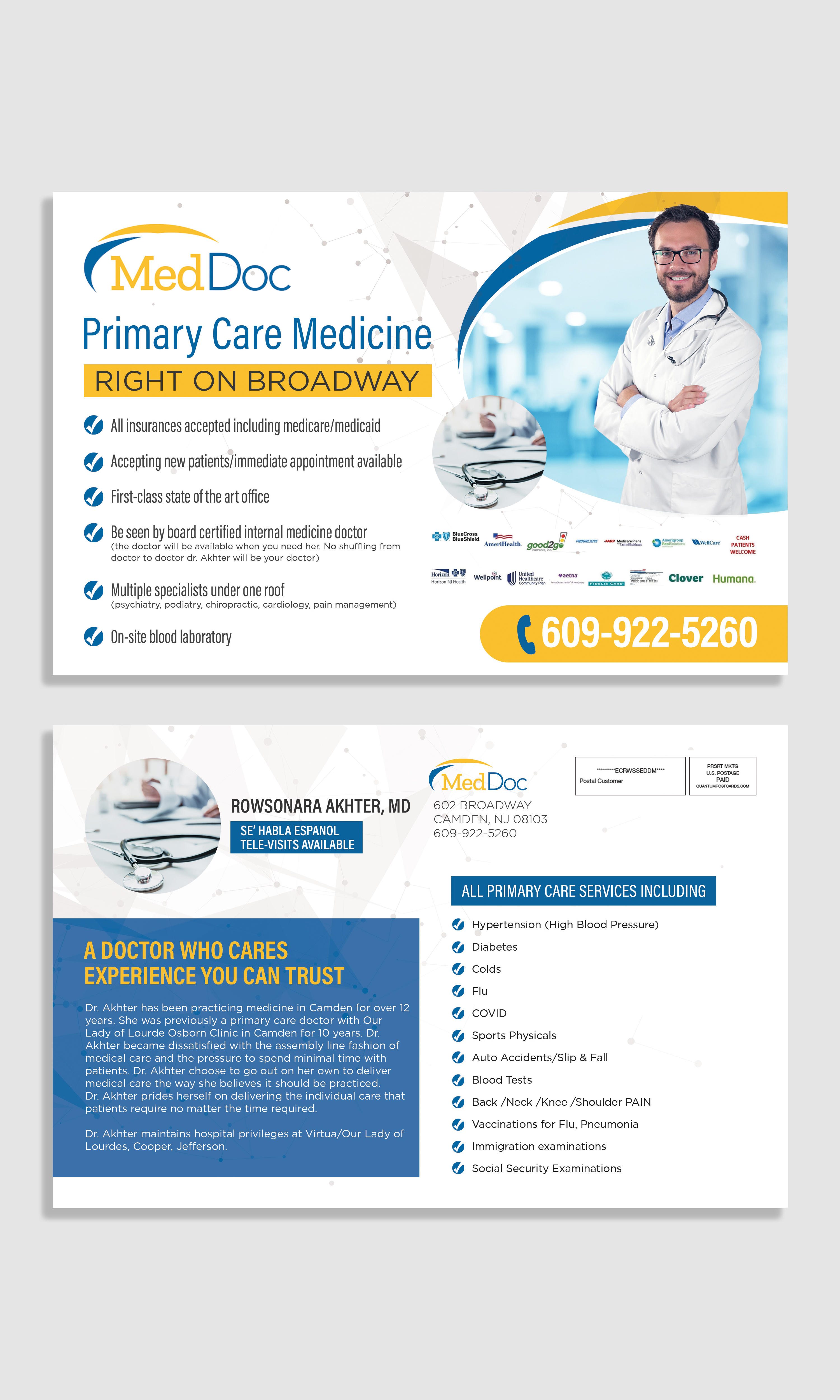 Postcard Design by Sun Creative for VALUE MASSAGE | Design #33302304