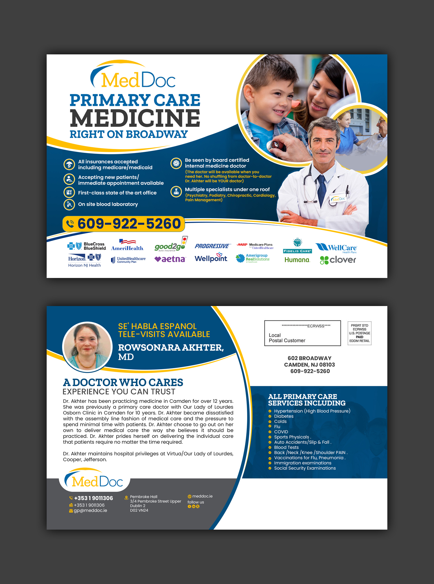 Postcard Design by debdesign for VALUE MASSAGE | Design #33306313