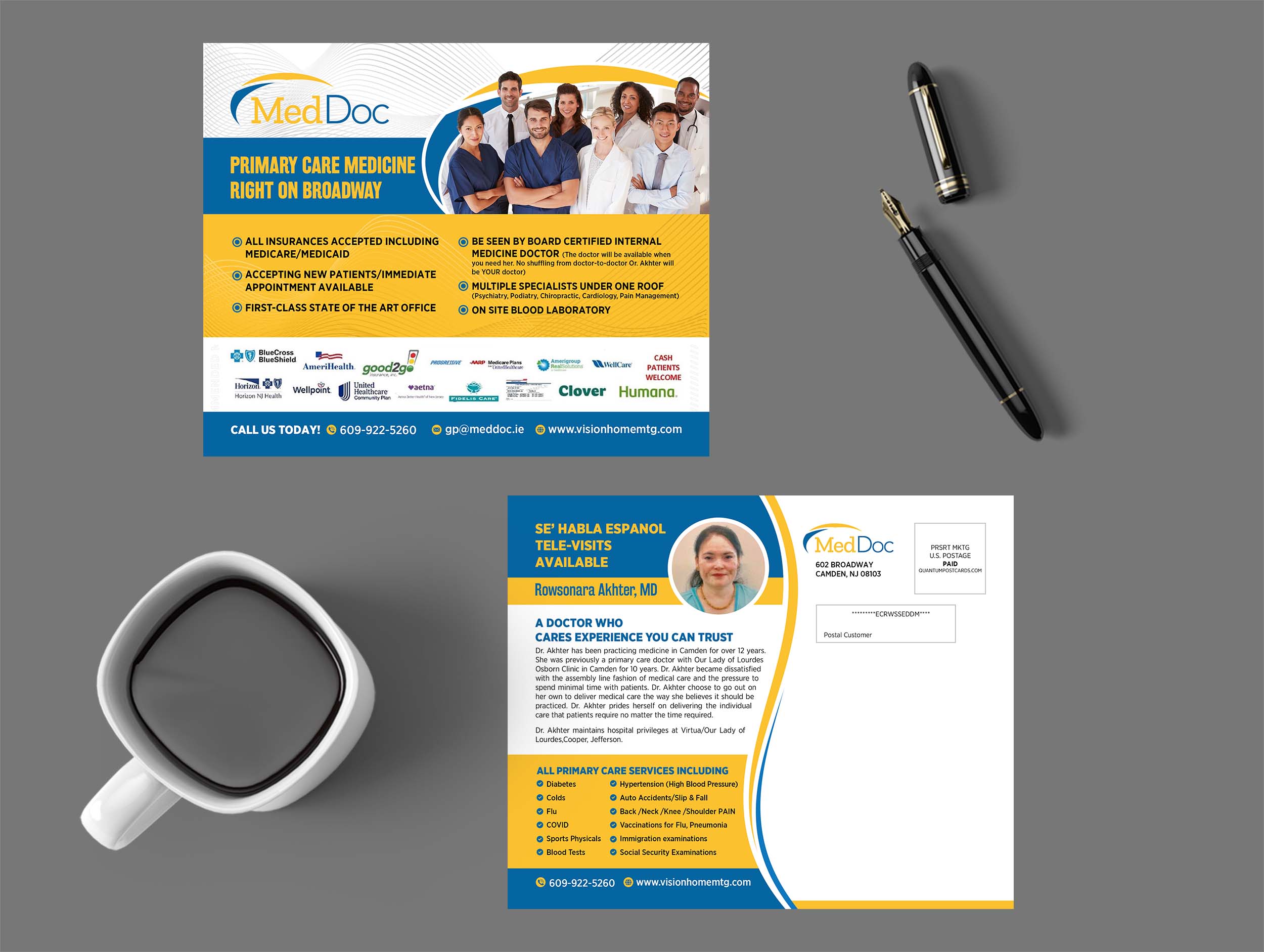 Postcard Design by GraphicsGuru for VALUE MASSAGE | Design #33319290