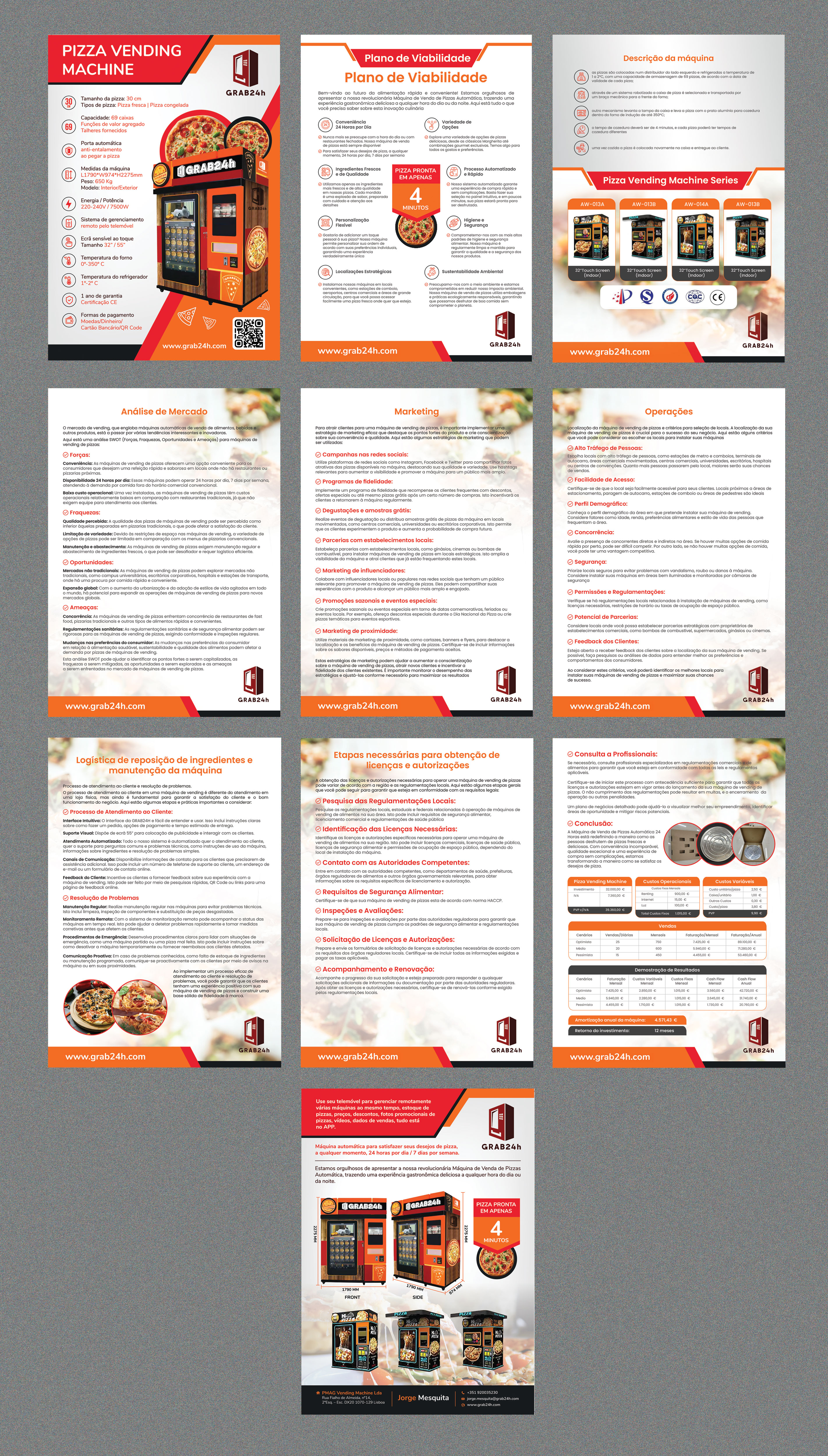 Brochure Design by Stan$oul for PMAG Vending Machine Lda | Design #33306193