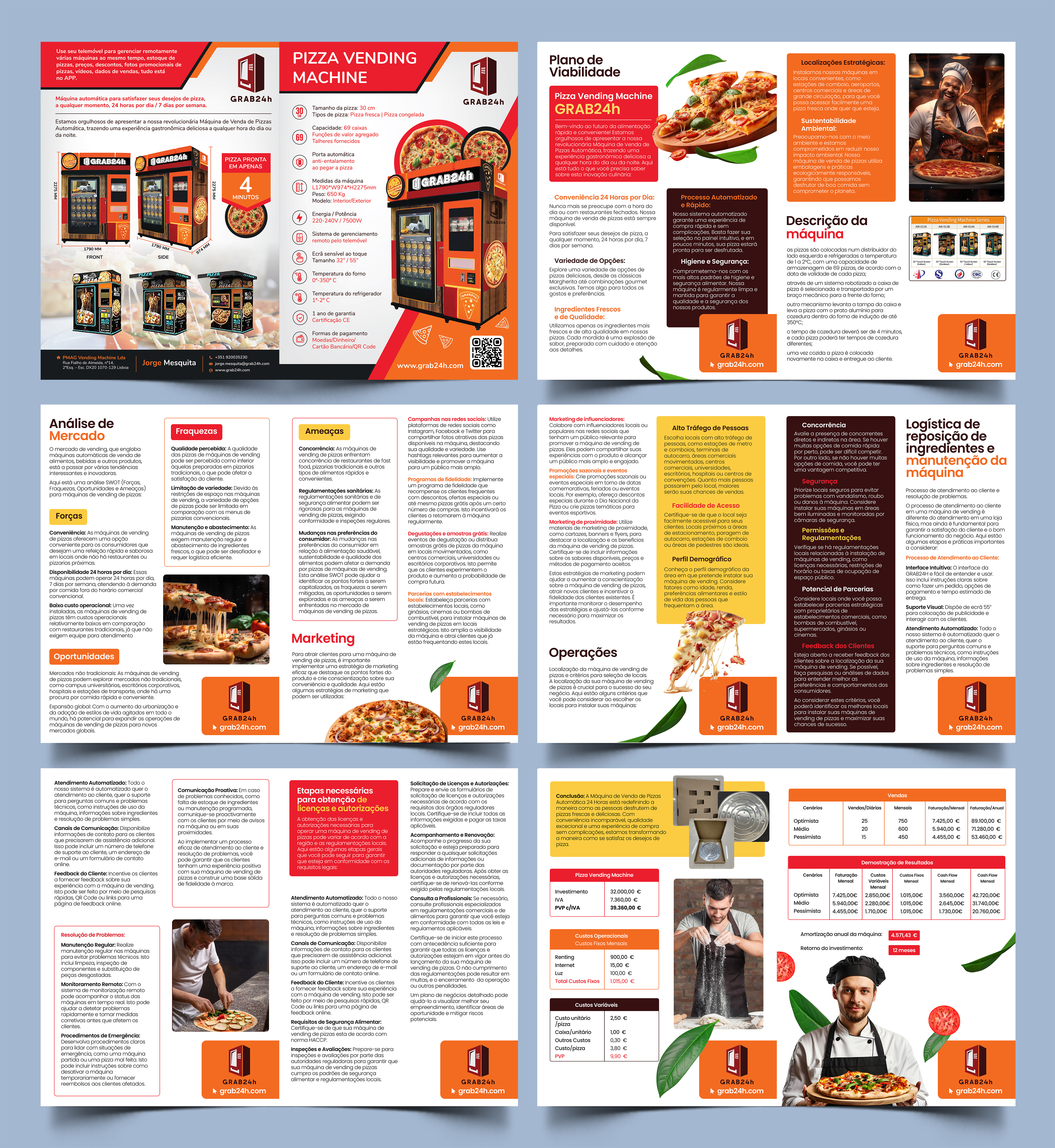 Brochure Design by Graphic Guy for PMAG Vending Machine Lda | Design #33308645
