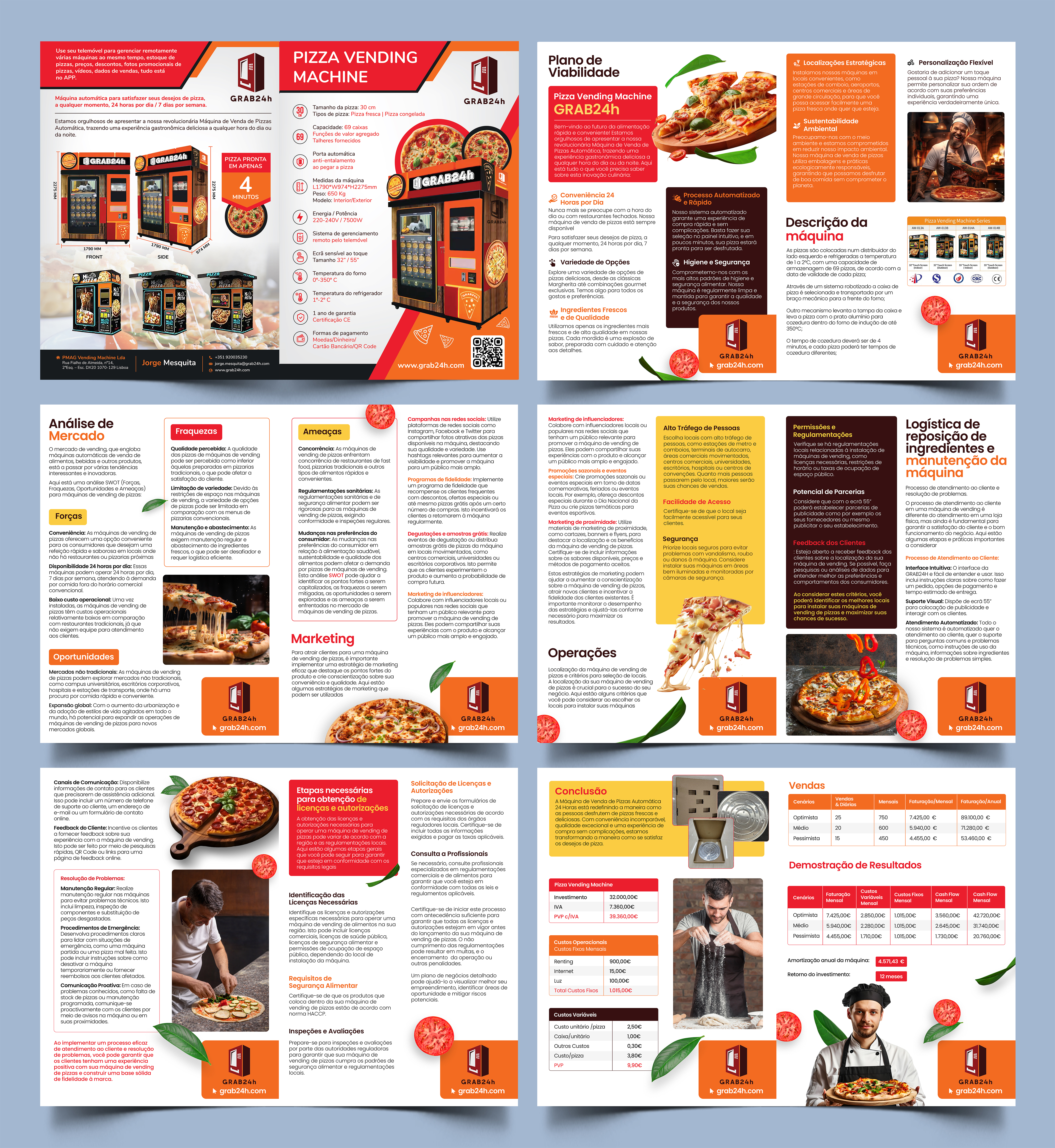 Brochure Design by Graphic Guy for PMAG Vending Machine Lda | Design #33323109