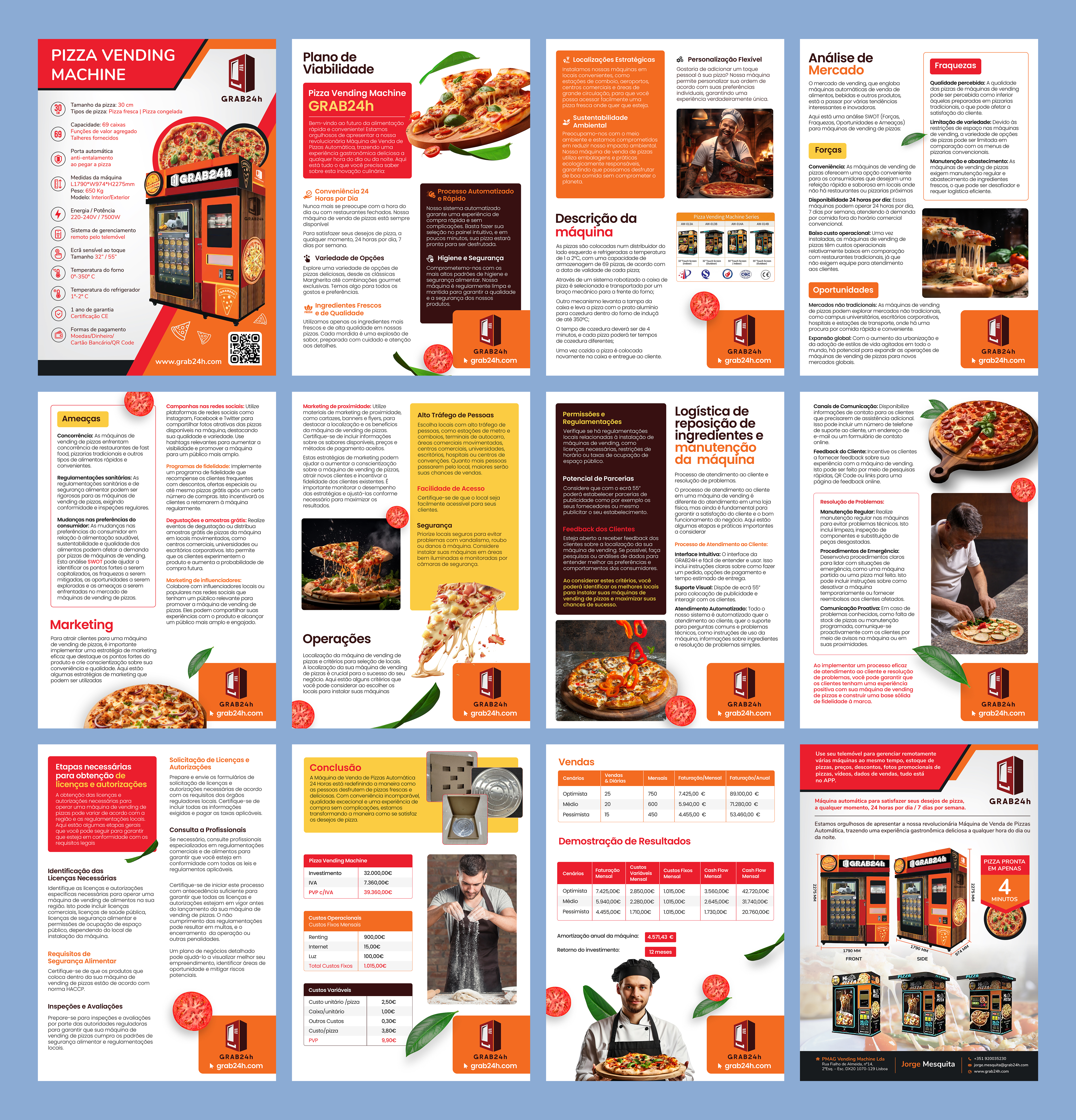 Brochure Design by Graphic Guy for PMAG Vending Machine Lda | Design #33331269