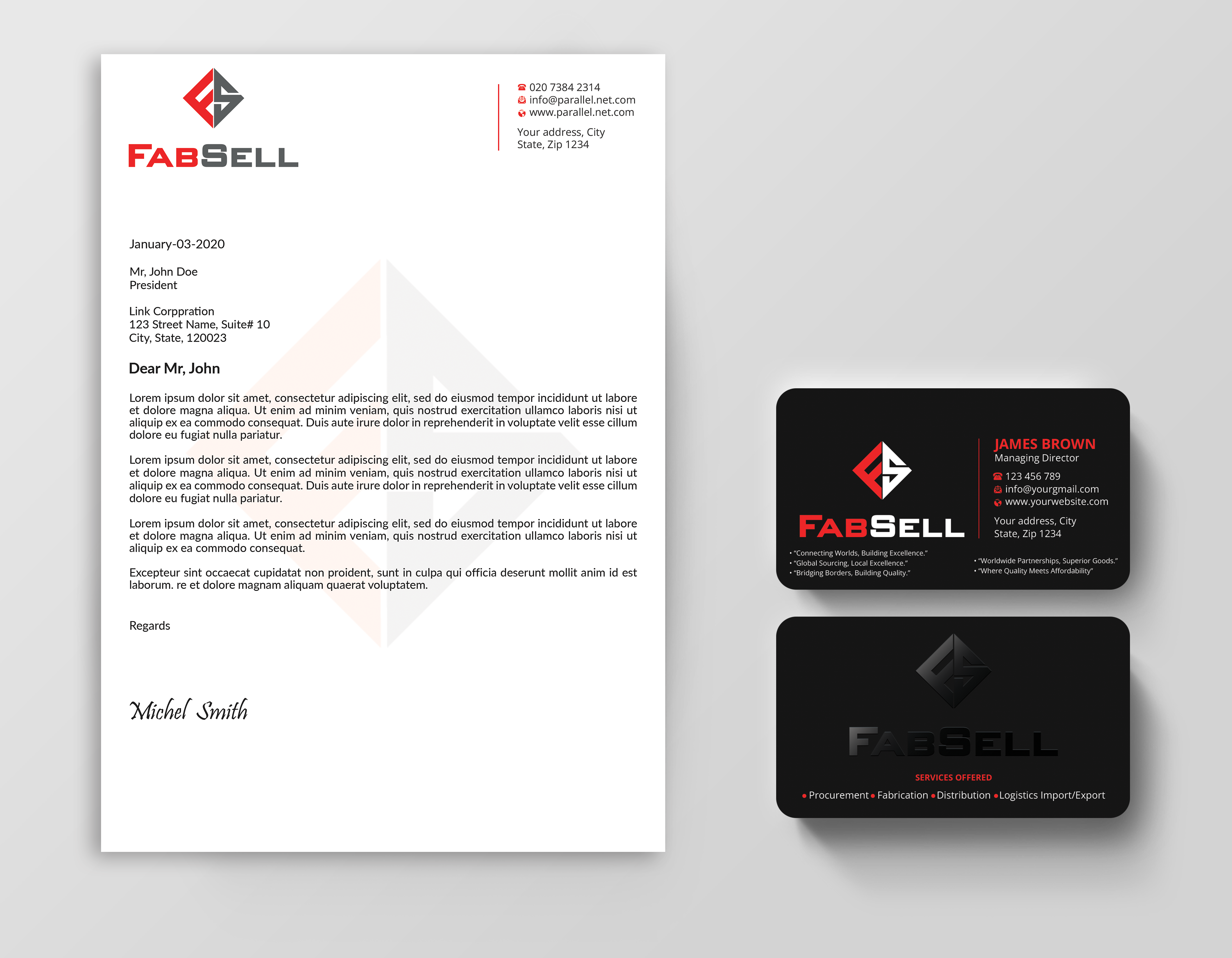 Stationery Design by Expert Bappy for this project | Design #33307298
