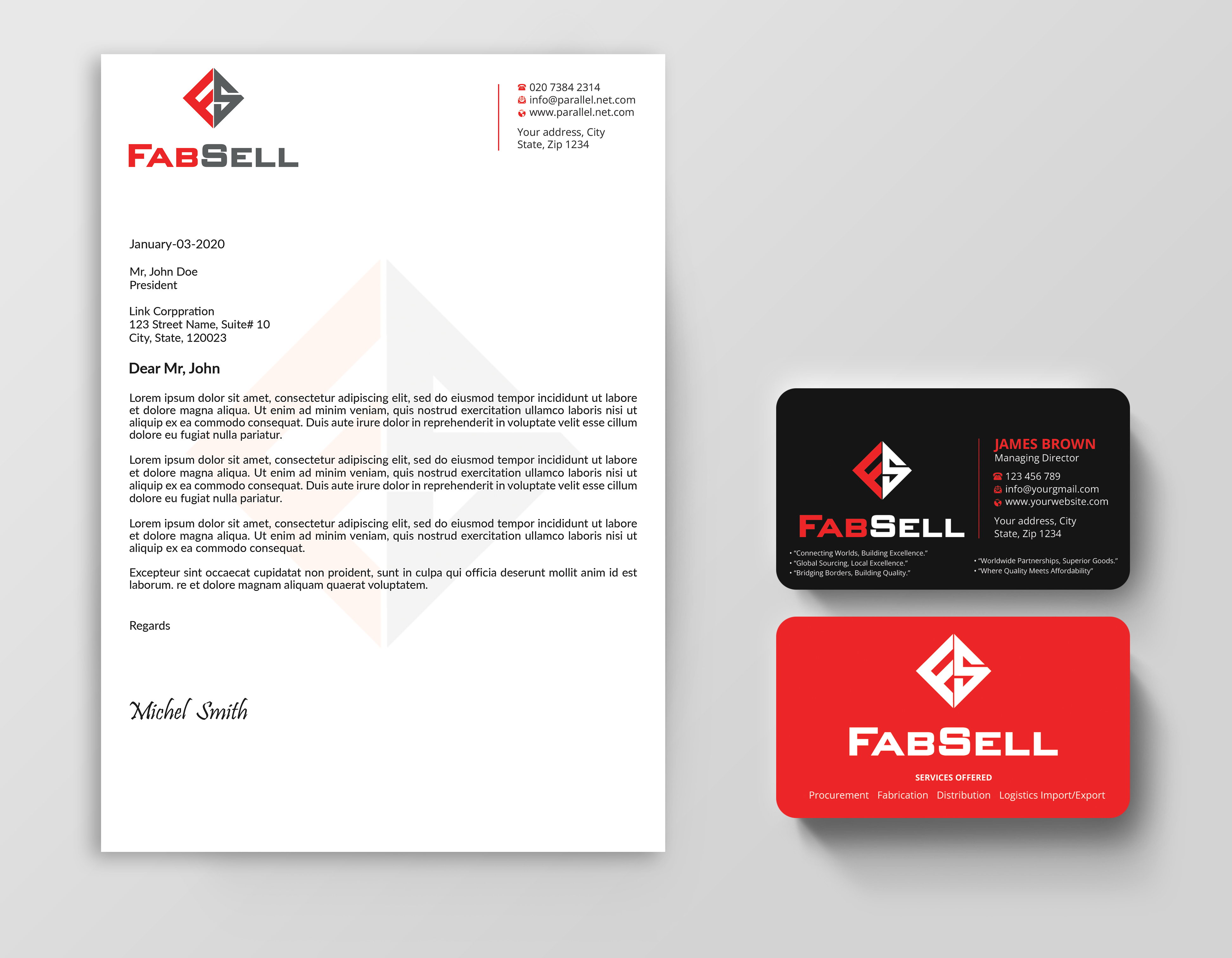 Stationery Design by Expert Bappy for this project | Design #33307333