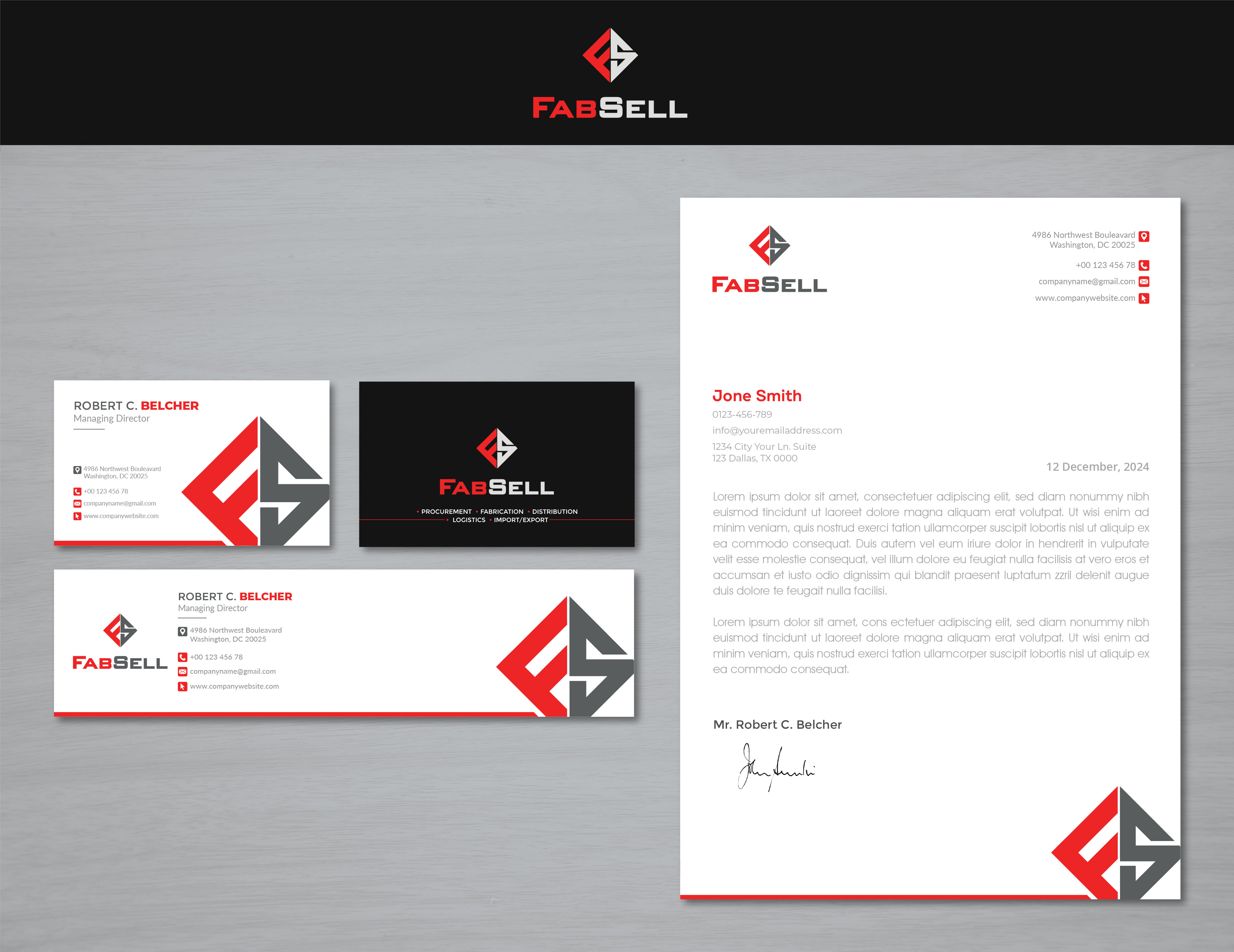 Stationery Design by artbitin for this project | Design #33307554