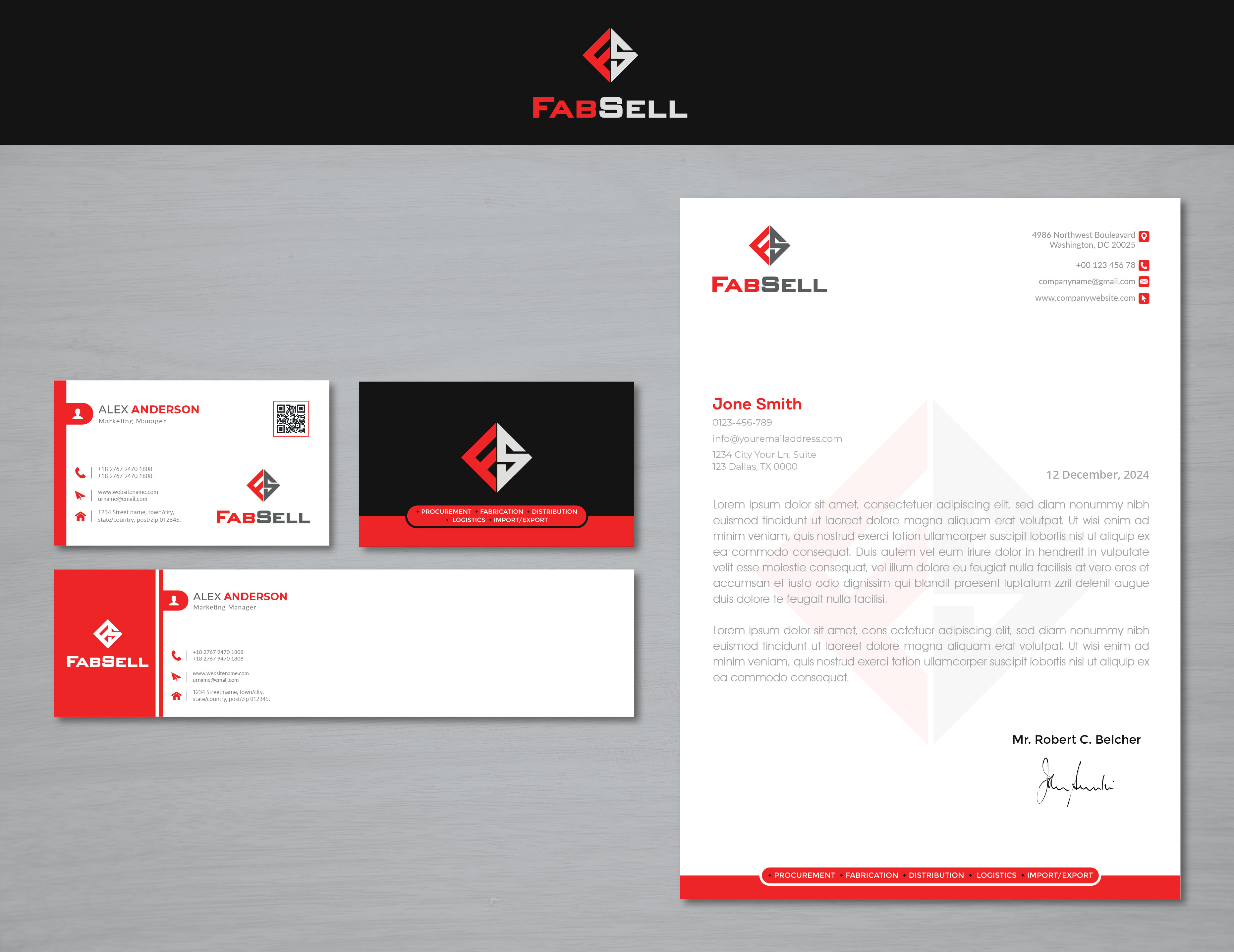 Stationery Design by artbitin for this project | Design #33307561