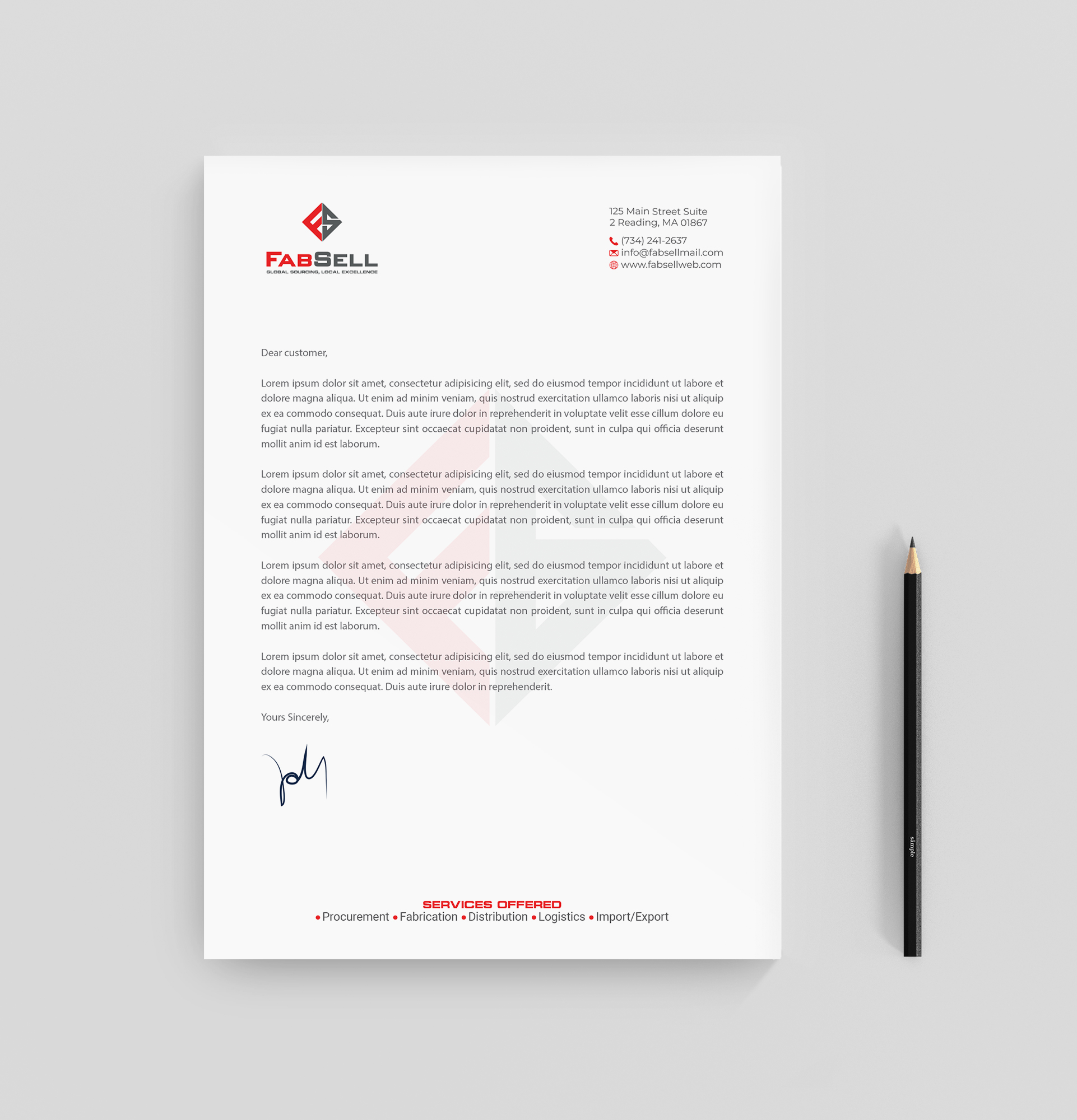 Stationery Design by R.design for this project | Design #33308967