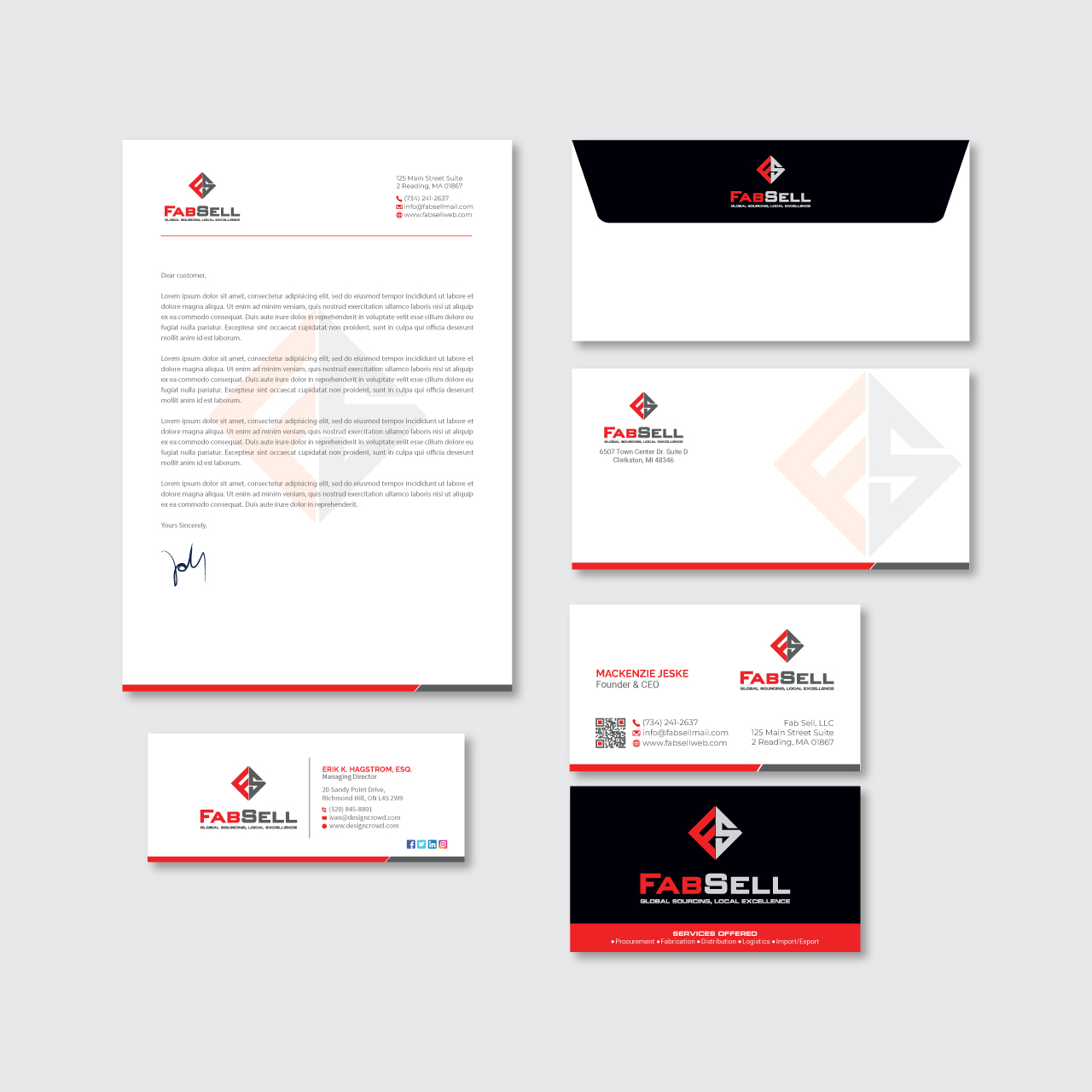 Stationery Design by R.design for this project | Design #33311288