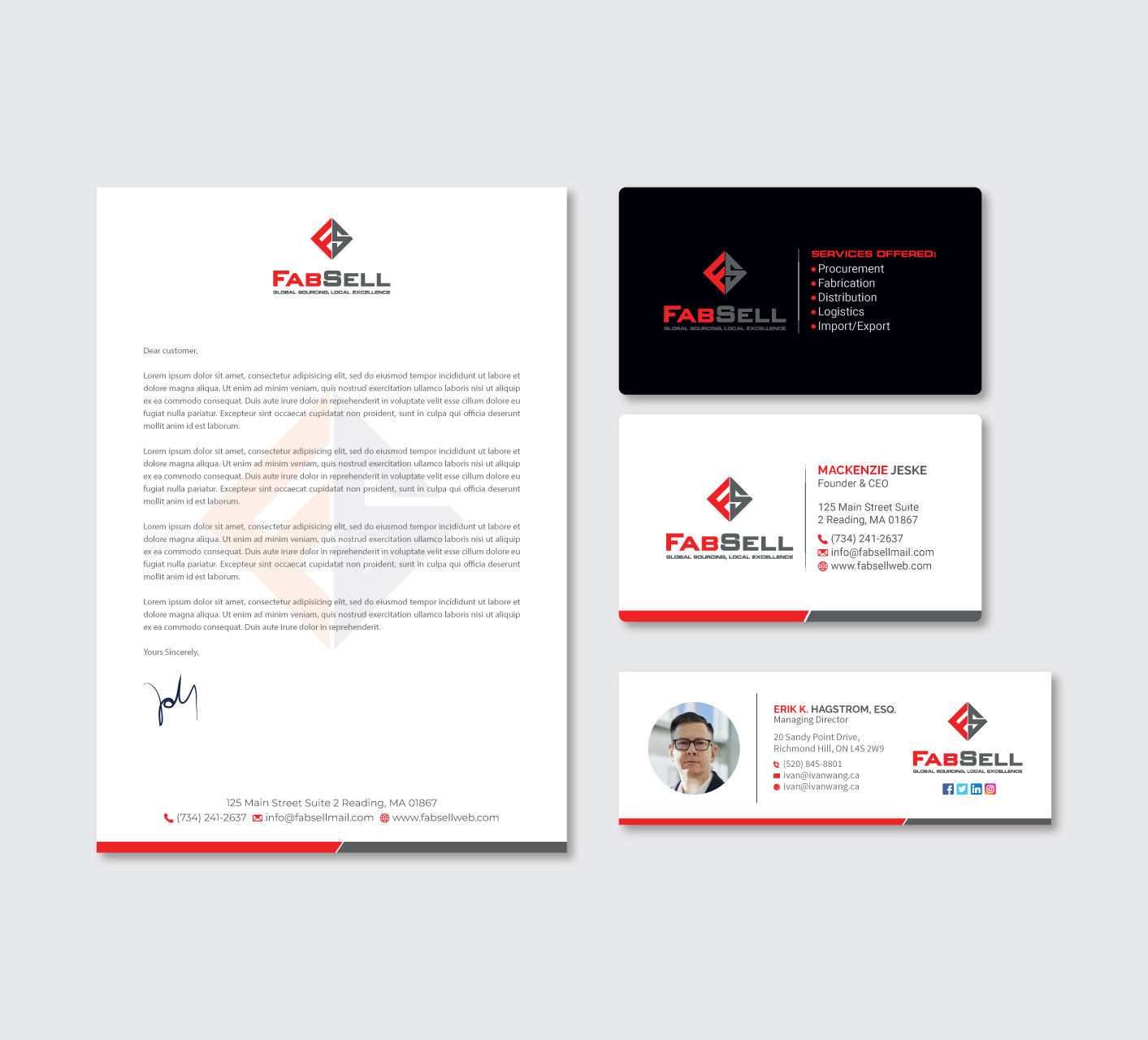 Stationery Design by R.design for this project | Design #33317172