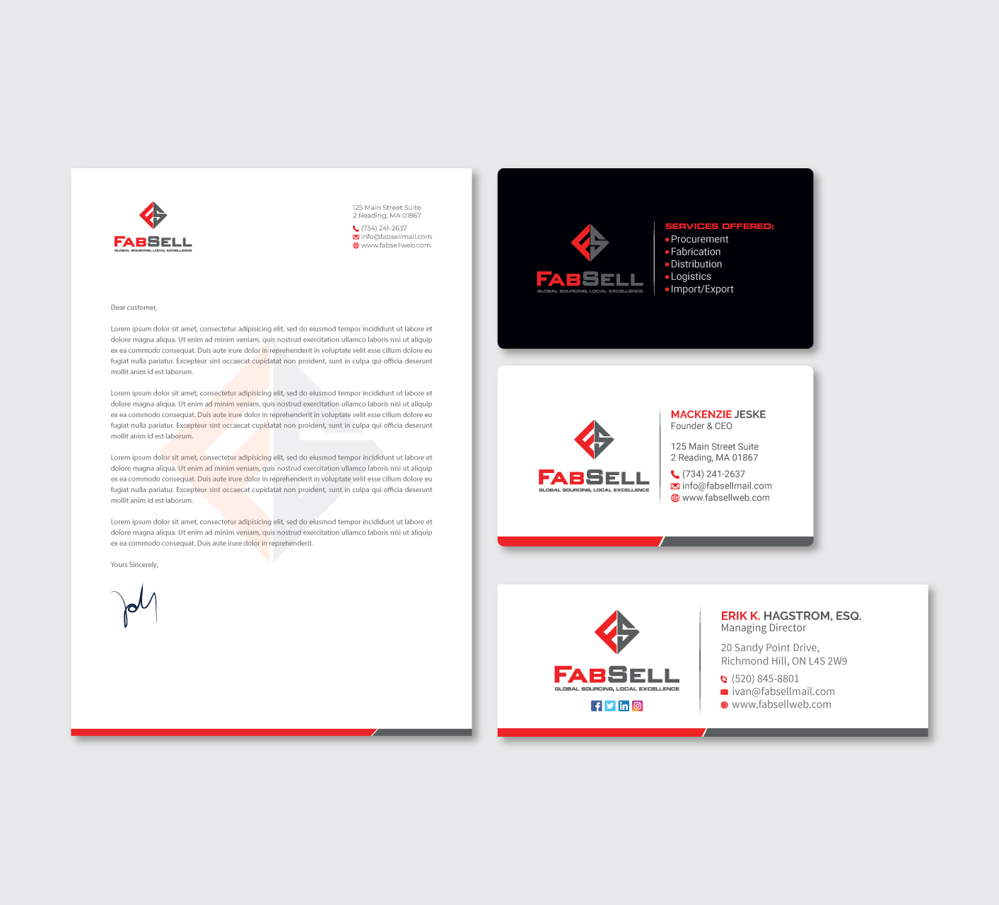Stationery Design by R.design for this project | Design #33317305